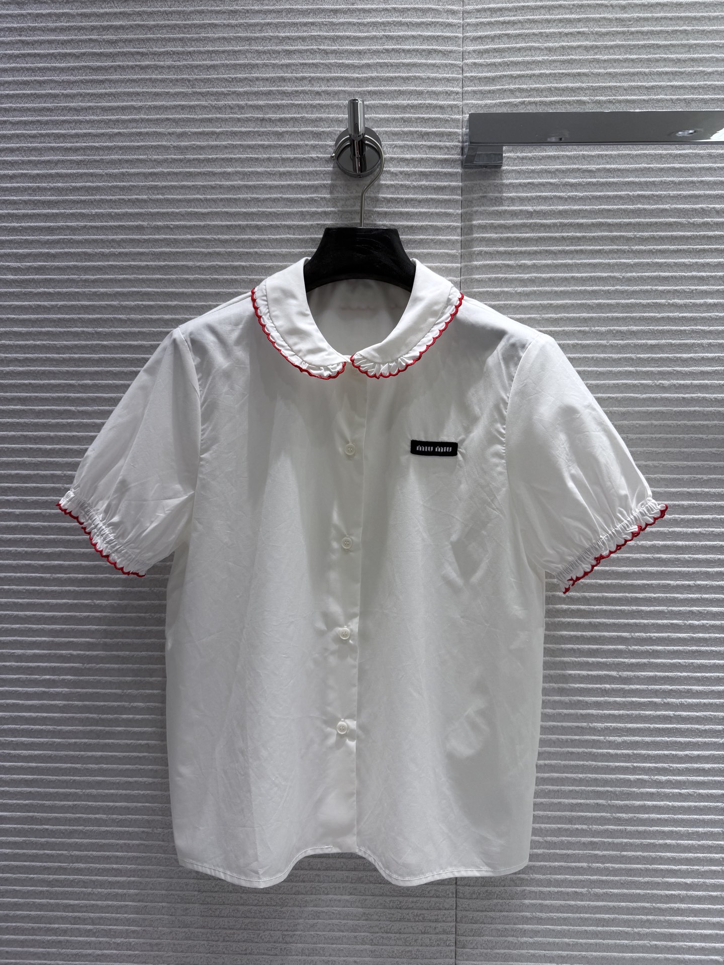 미우미우 26SS 여성 반팔 101754 Miu Miu T Shirt