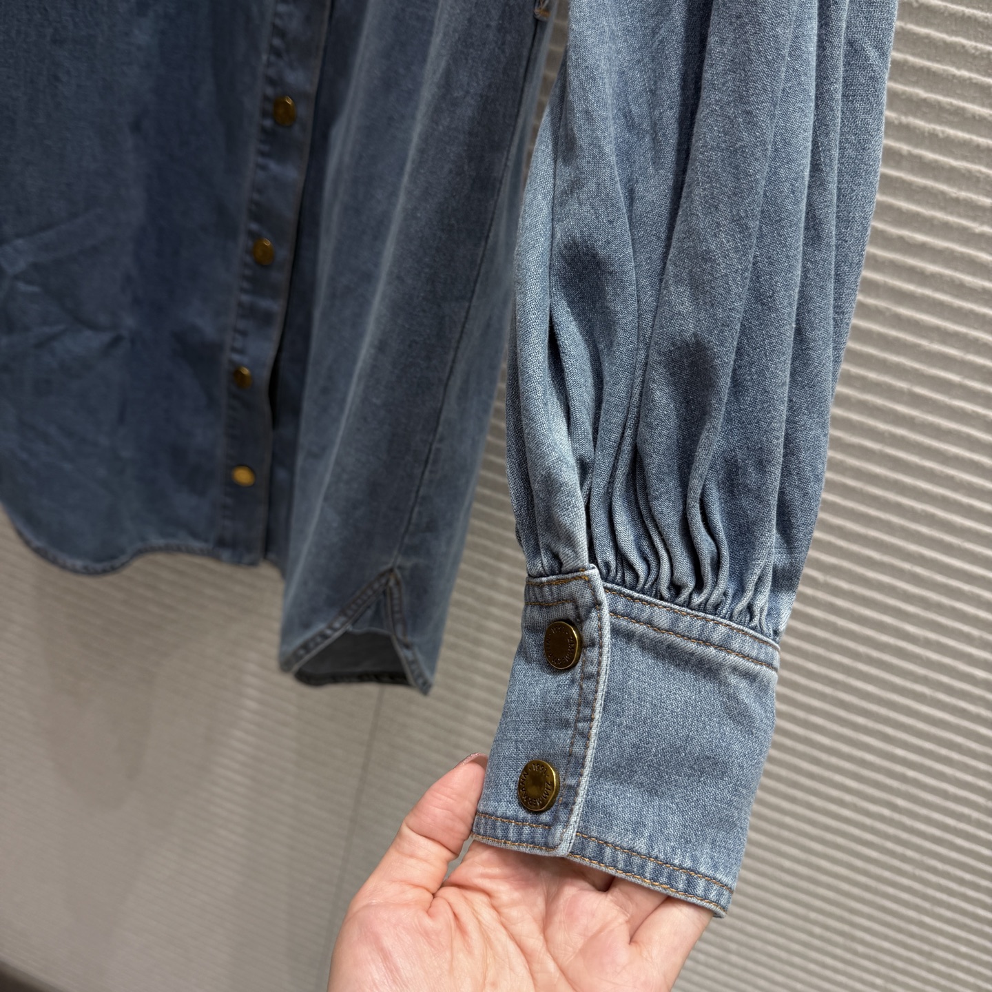 짐머만 다크 블루 데님 미니 원피스 73840 이미지 7