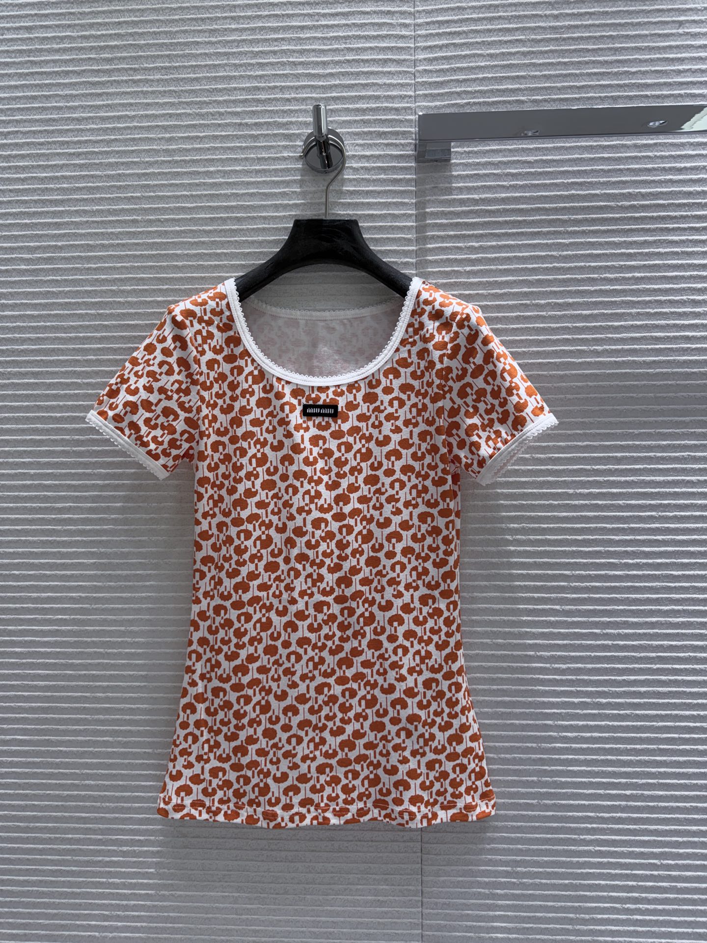 미우미우 여성 반팔 101528 Miu Miu T Shirt