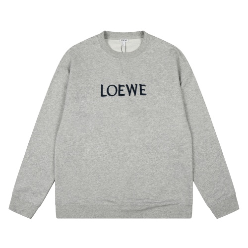 Loewe 25SS Center Logo Embroidered Crewneck Sweatshirt - Top Quality 15 Loewe 25SS Center Logo Embroidered Crewneck Sweatshirt - Top Quality