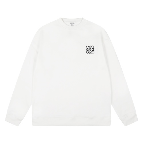 Loewe 25SS Classic Solid Color Small Logo Embroidered Crew Neck Sweatshirt 14 Loewe 25SS Classic Solid Color Small Logo Embroidered Crew Neck Sweatshirt