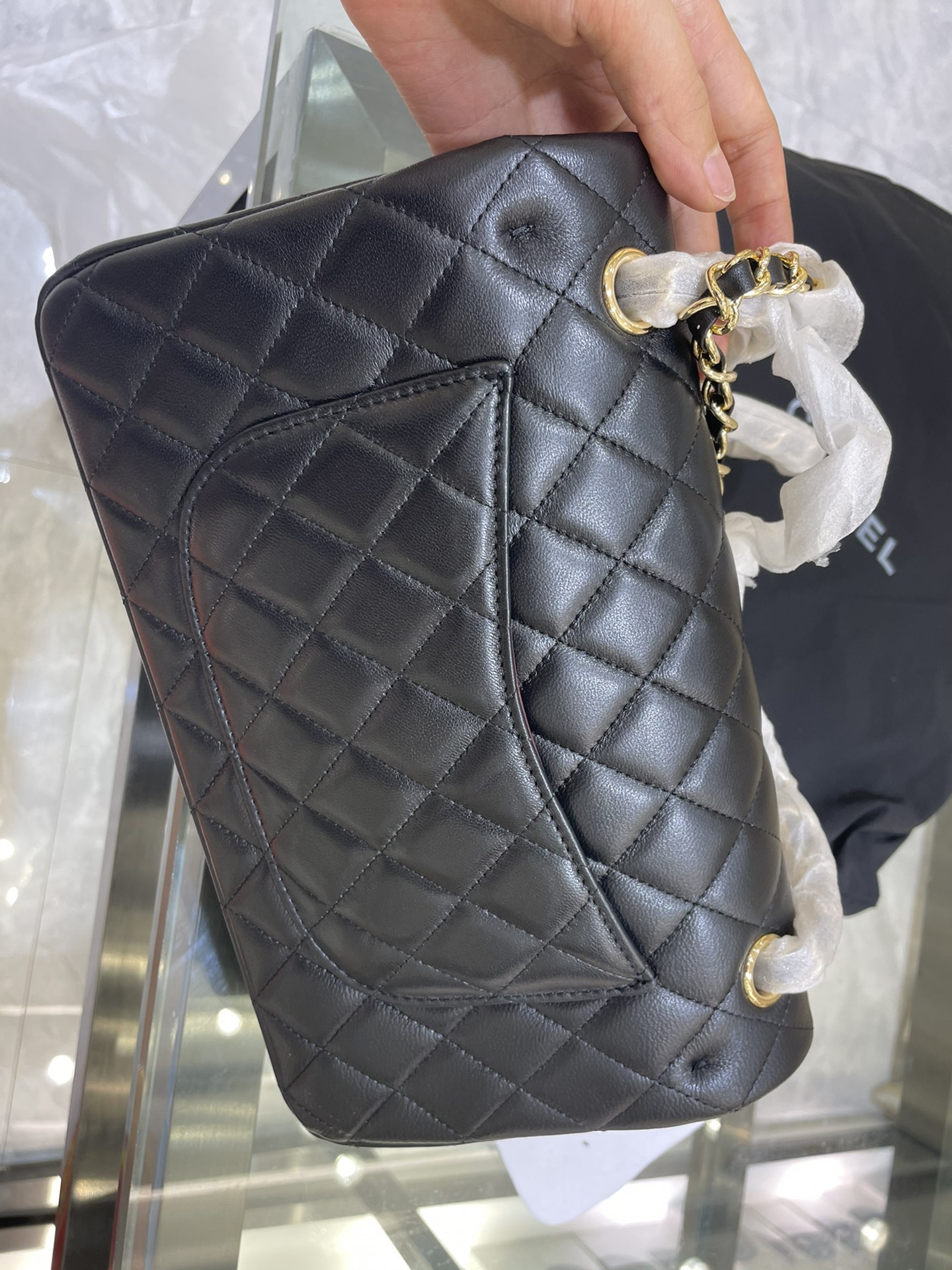 Chanel 升级版小香Cf25cm 质量380小羊皮，炸翻天的高级感，随手拍都能炸几条街 偷笑