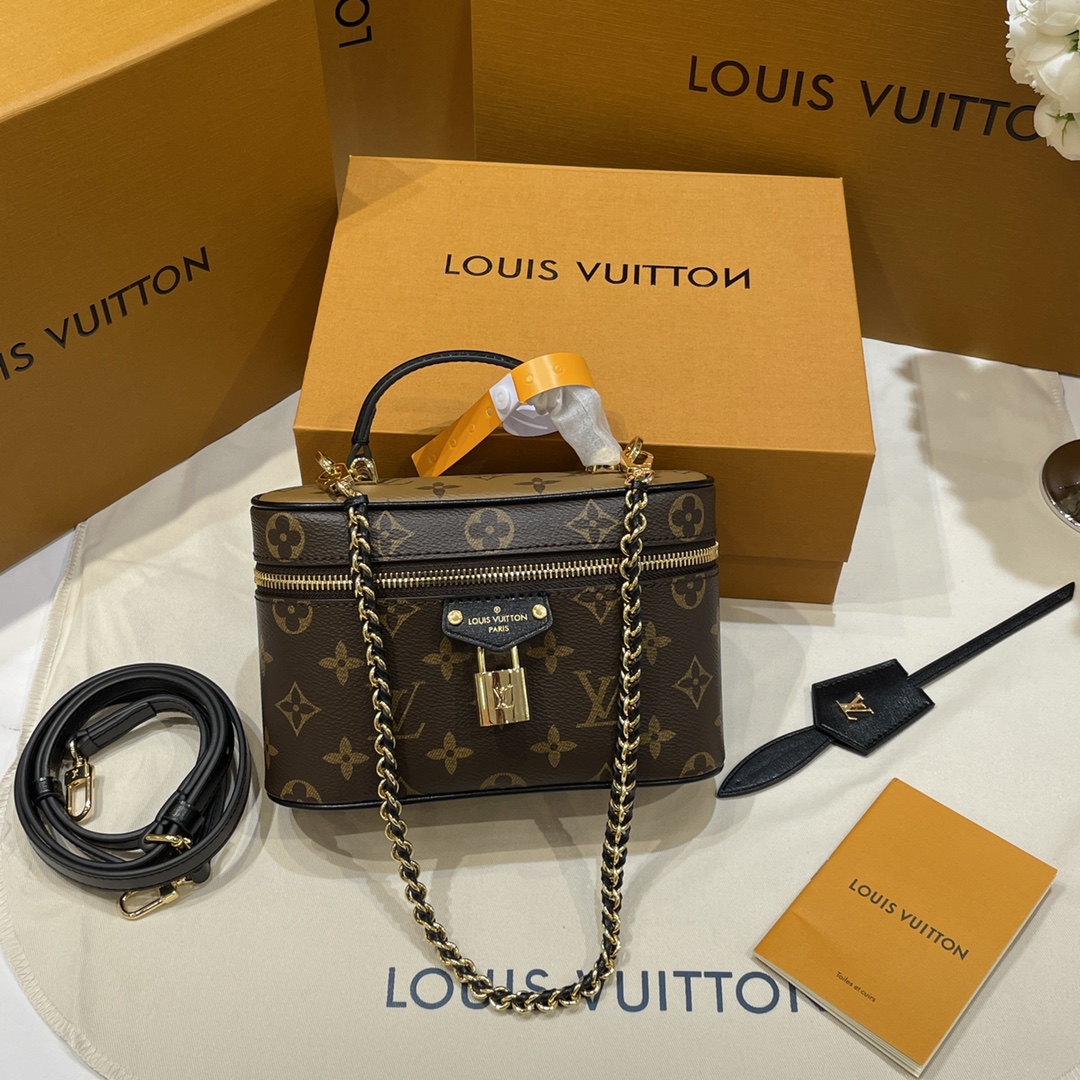 لويس فيتون حقيبة حقيبة ماكياج Vanity