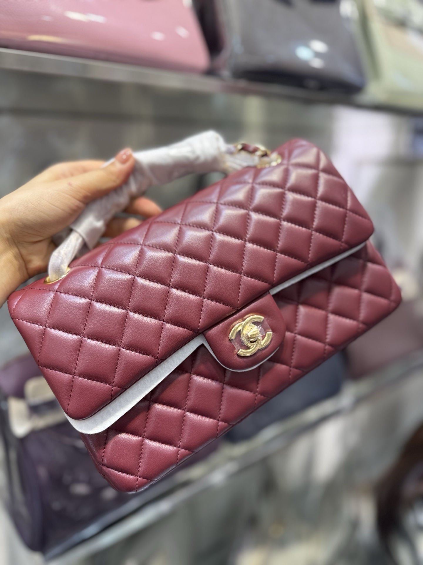 Chanel /460/470 羊皮升级版三个尺寸采用新版六角螺丝