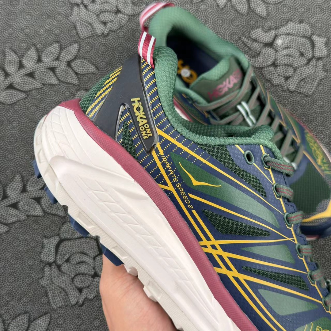 HOKA ONE ONE Mafate Speed 2 褐蓝色