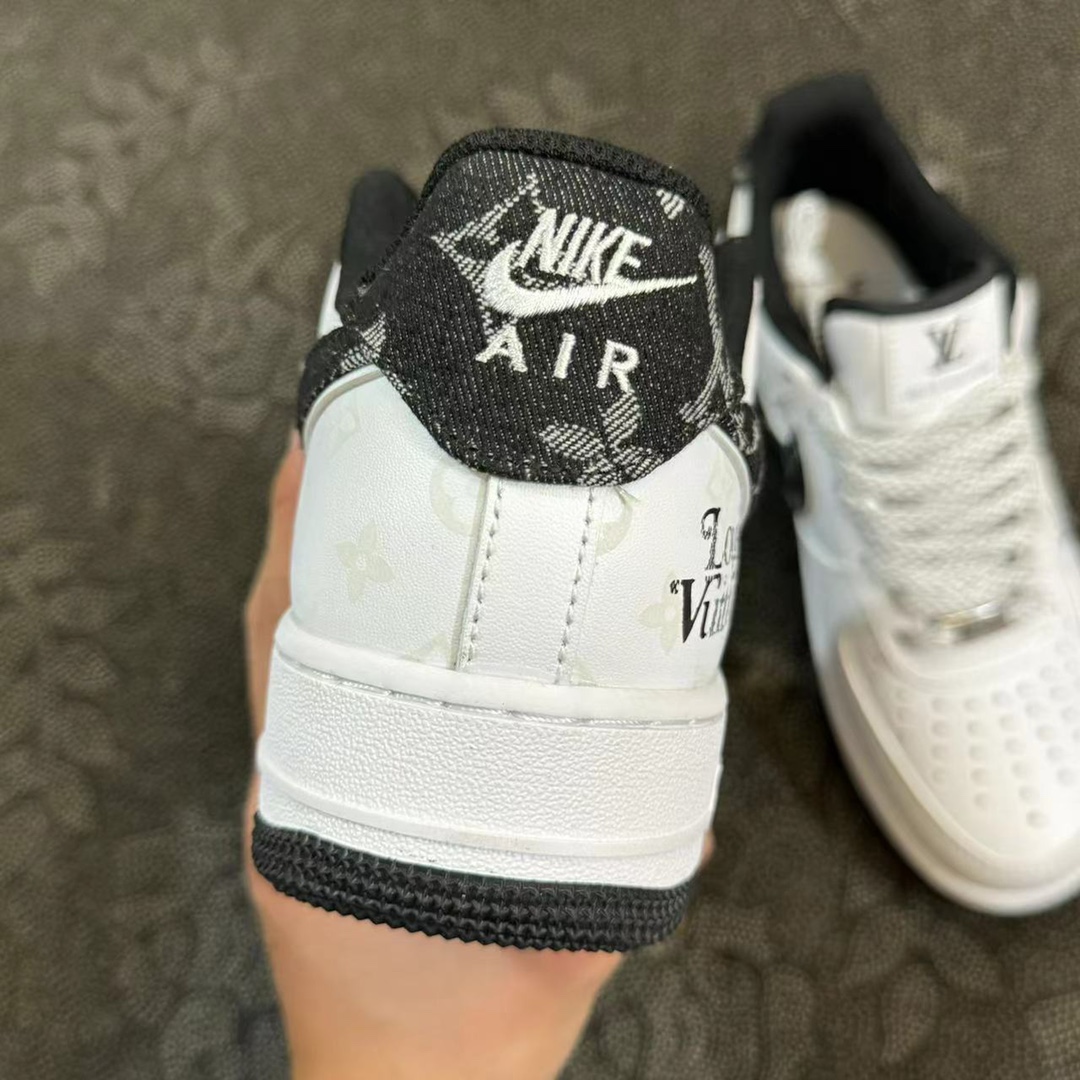 Af1白黑 Lv联名