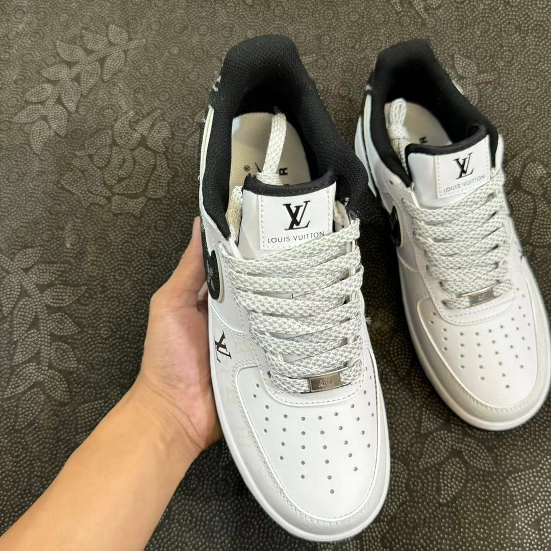 Af1白黑 Lv联名