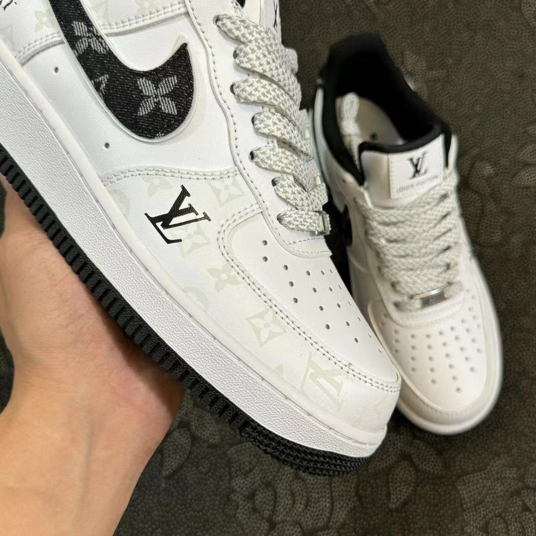 Af1白黑 Lv联名