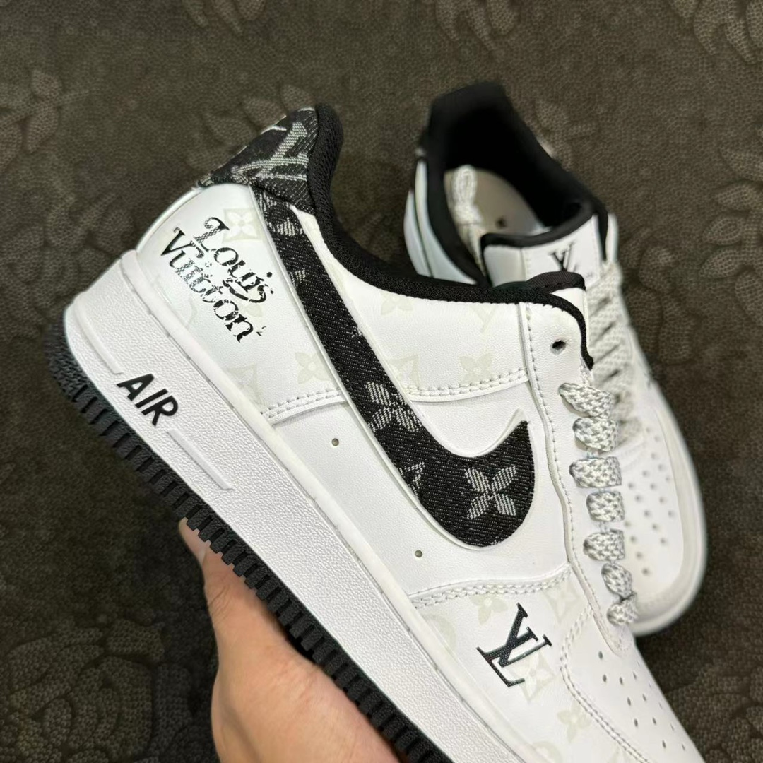 Af1白黑 Lv联名