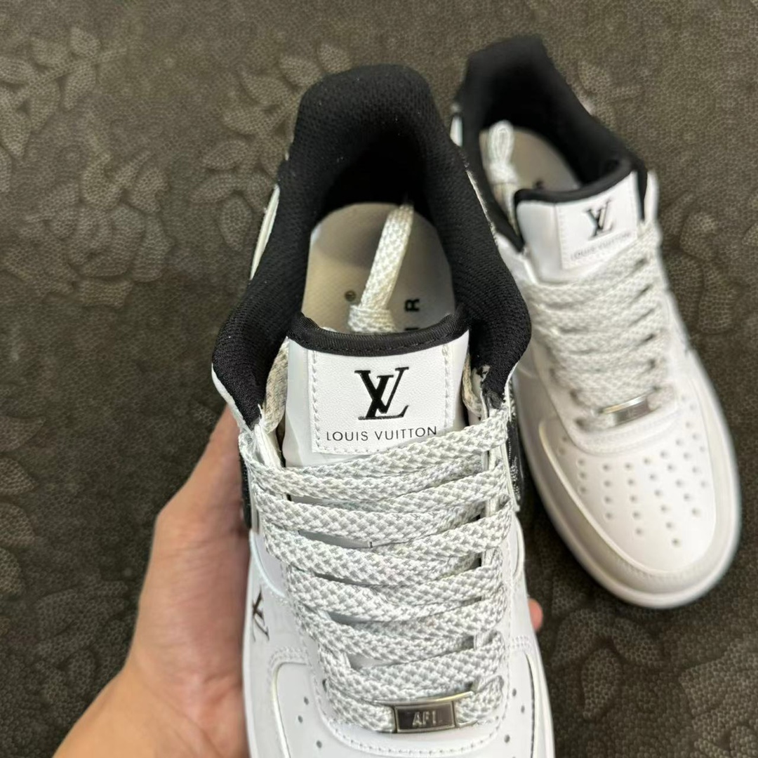 Af1白黑 Lv联名