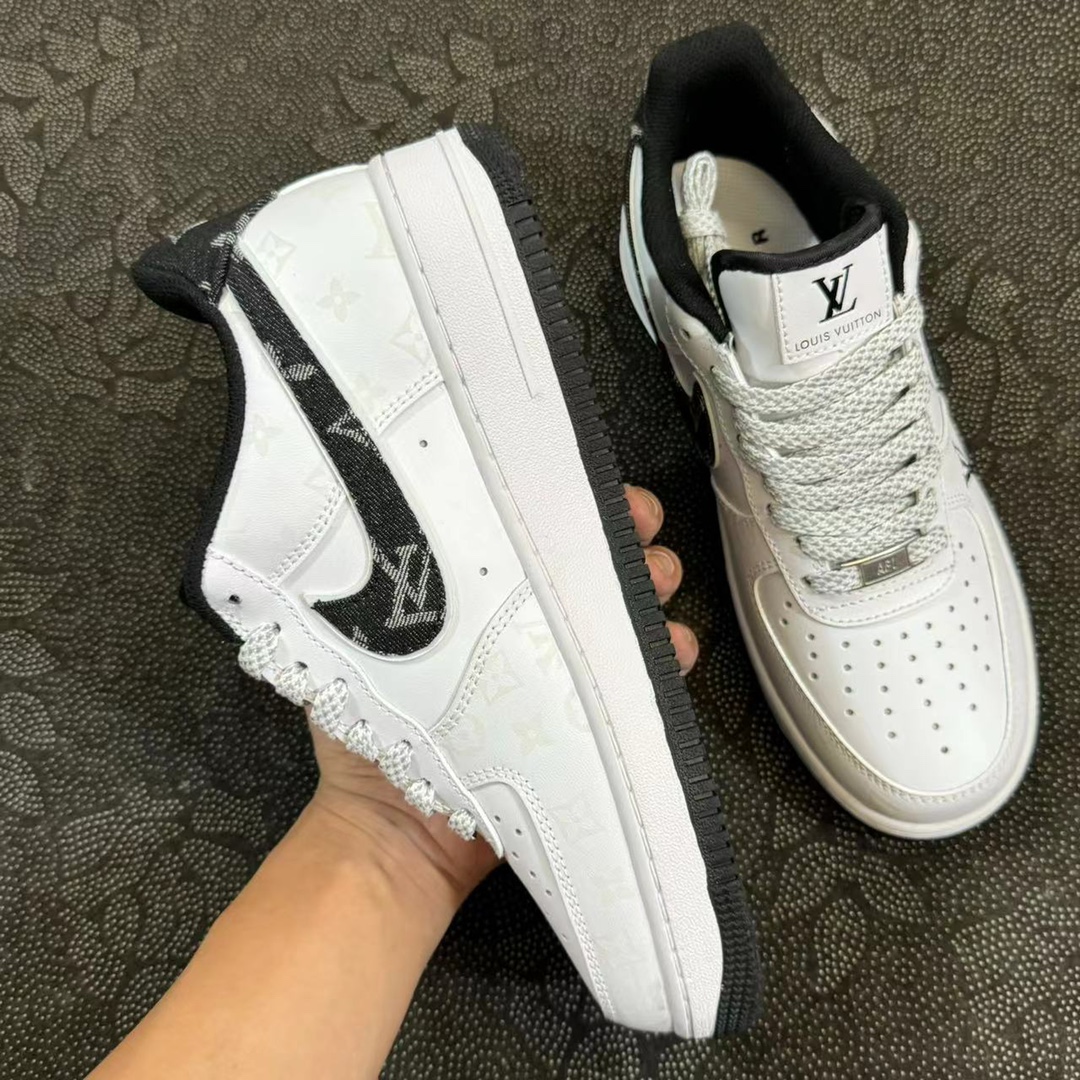 Af1白黑 Lv联名