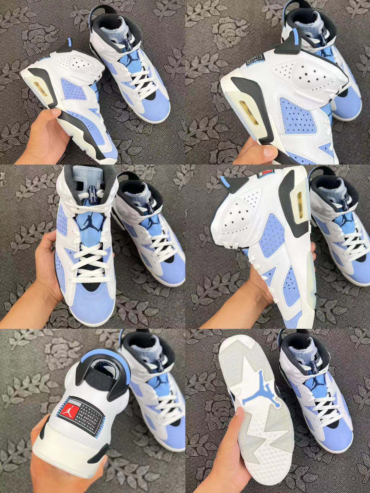 399 💰双十一预热特价 Air Jordan 6代五色特价 🔥 size：40-47.5 库存如图 按库存下 Sz原底面原盒 偏门配色 原本都是6xx在售的品质 价格不代表品质 此款单纯因为冷门所以清理 细节自观 支持得物App/识货App鉴定 支持30 天无理由售后 含质保