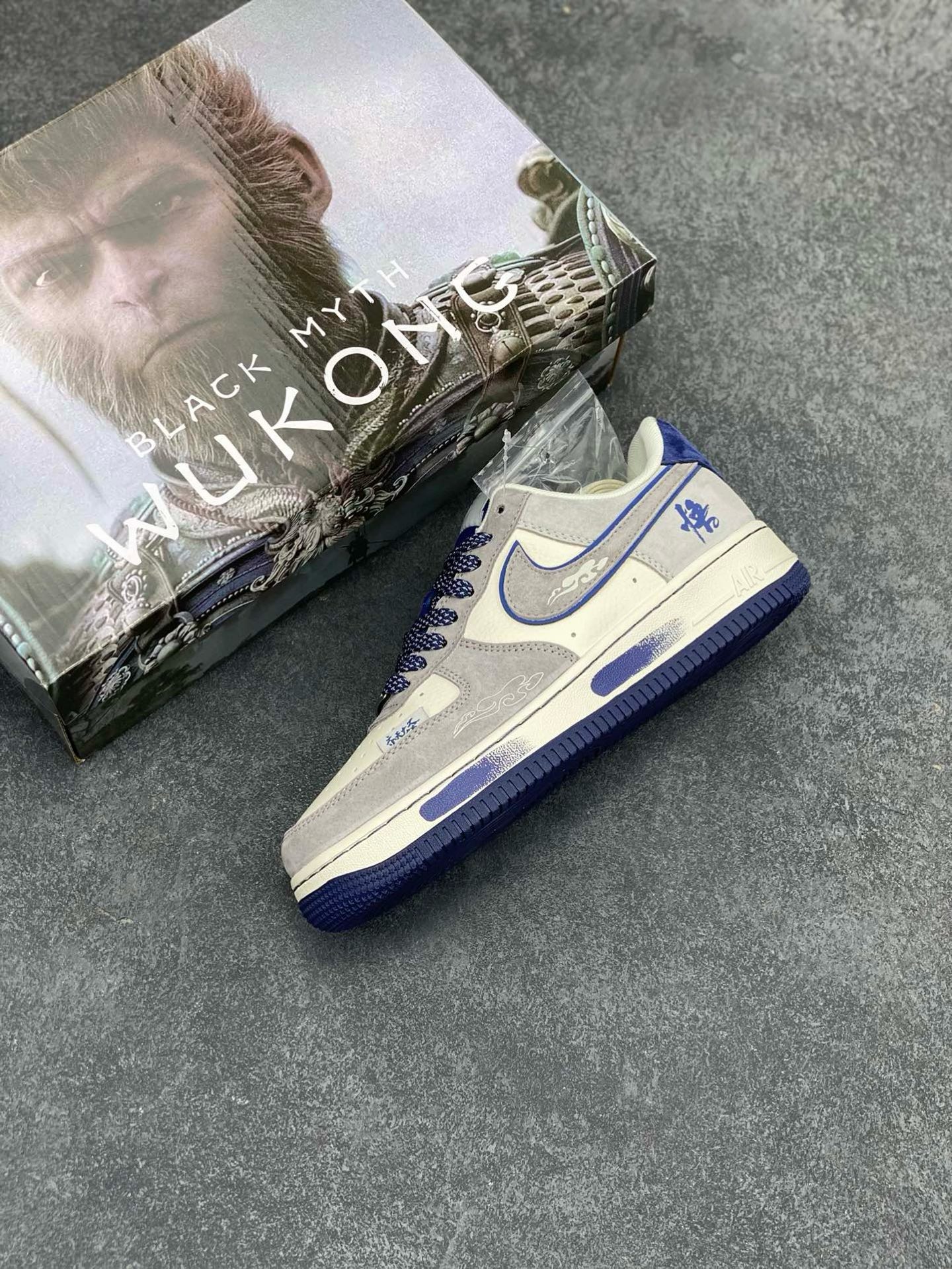 图片[7]-福利特价 NIke Air Force 1 \’07 Low “悟空涂鸦”空军一号 低帮 运动鞋 休闲鞋 折边针车 工艺难度大 原楦头原纸板 原装鞋盒 定制五金配件 内置全掌气垫 原厂鞋底 货号：DM1688-805 尺码：36 36.5 37.5 38 38.5 39 40 40.5 41 42 42.5 43 44 44.5 45-选品中心