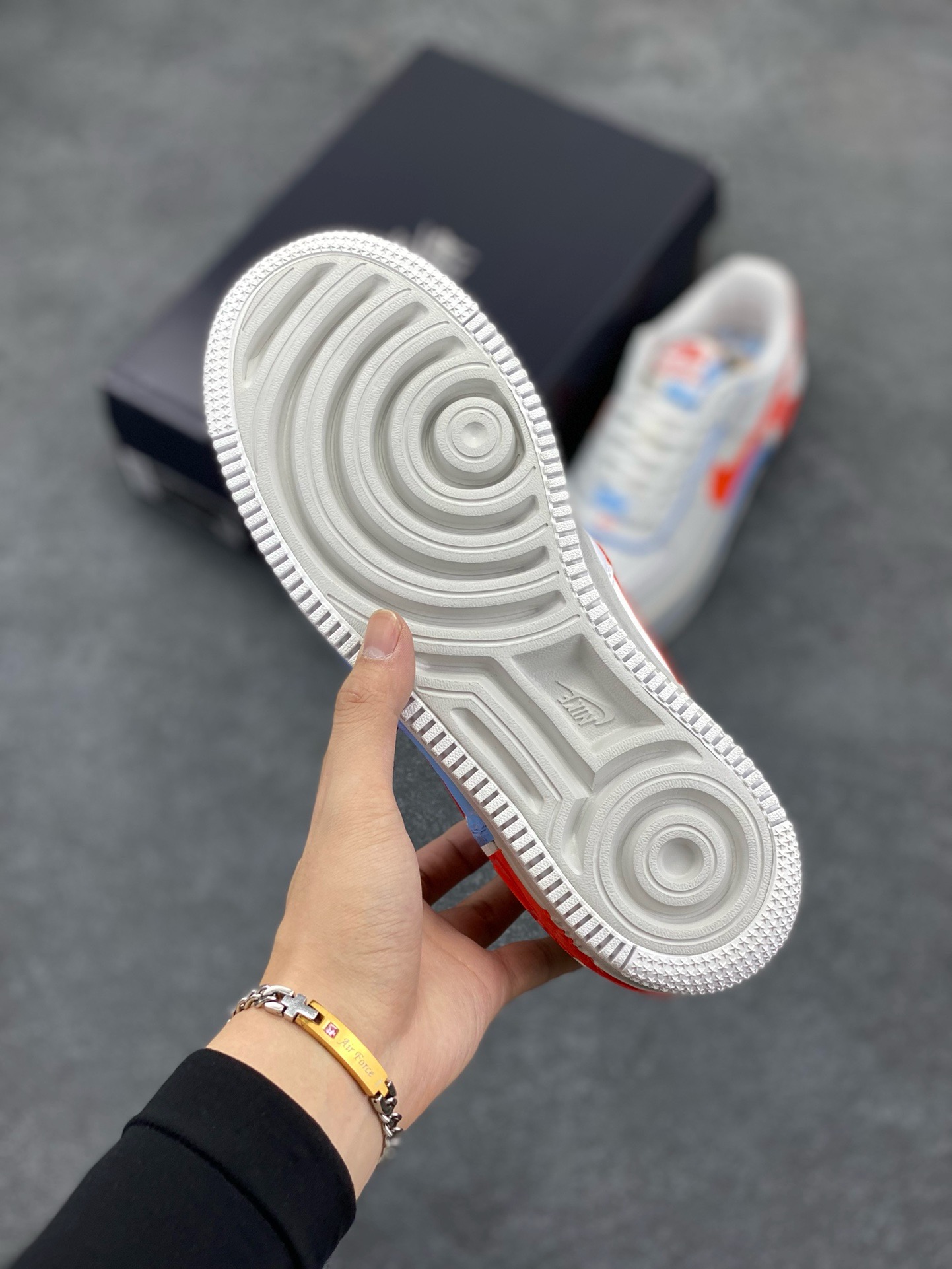 图片[5]-福利特价 NK Air Force 1 Shadow 轻量增高低帮百搭板鞋\”拼接马卡龙\” 全新少女系解构主义设计双层轻量EVA发泡中底+防滑RB橡胶外圈底鞋底 原楦头原纸板 打造纯正空军版型 专注外贸渠道 全掌内置蜂窝气垫 原盒配件 原厂中底钢印、拉帮完美 货号：CQ9503-100 尺码：35.5 36 36.5 37.5 38 38.5 39 40 40.5 41 42-选品中心