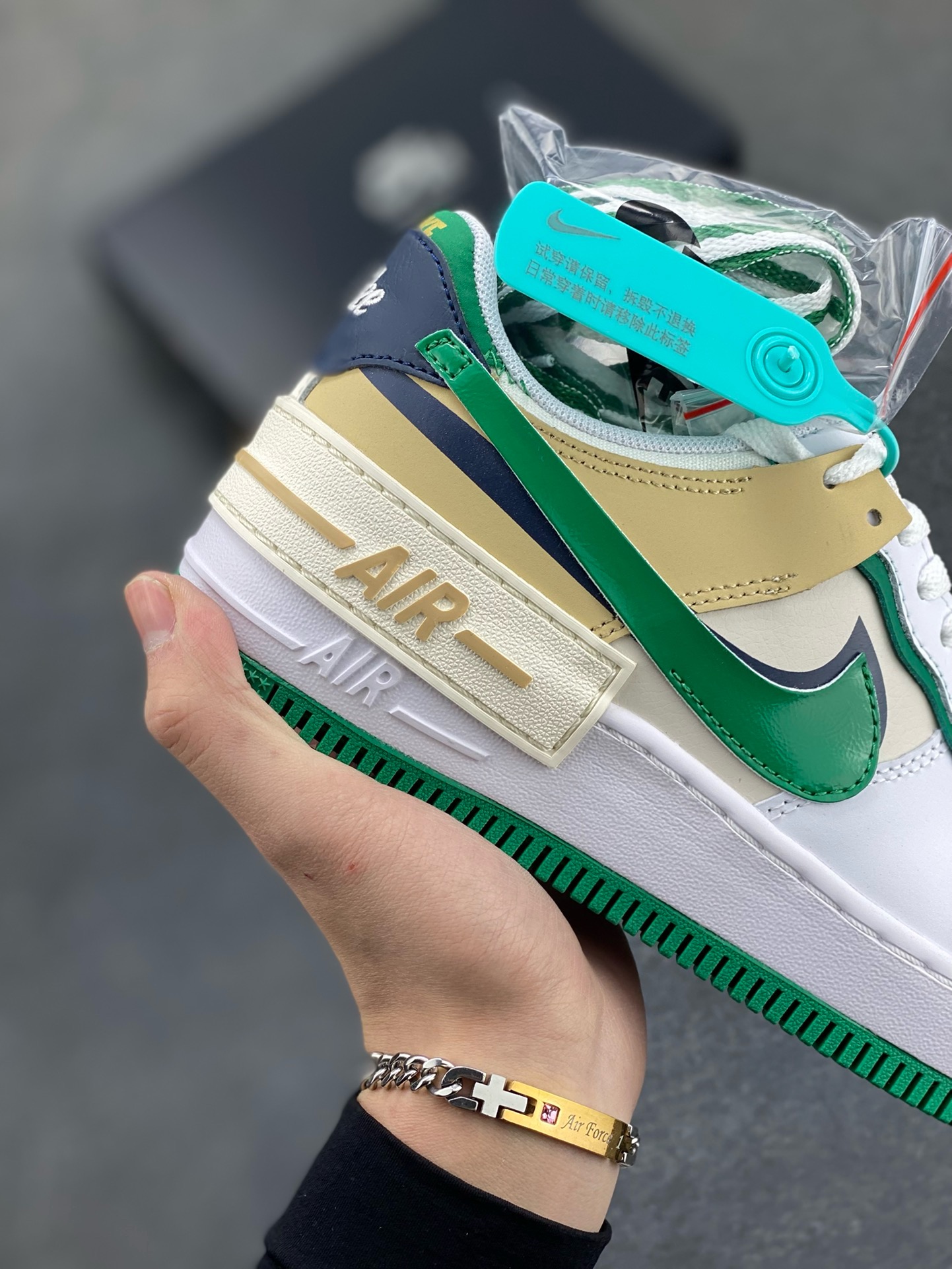 图片[6]-福利特价 NK Air Force 1 Shadow 轻量增高低帮百搭板鞋\”拼接马卡龙\” 全新少女系解构主义设计双层轻量EVA发泡中底+防滑RB橡胶外圈底鞋底 原楦头原纸板 打造纯正空军版型 专注外贸渠道 全掌内置蜂窝气垫 原盒配件 原厂中底钢印、拉帮完美 货号：DZ1847-102 尺码：35.5 36 36.5 37.5 38 38.5 39 40 40.5 41 42-选品中心
