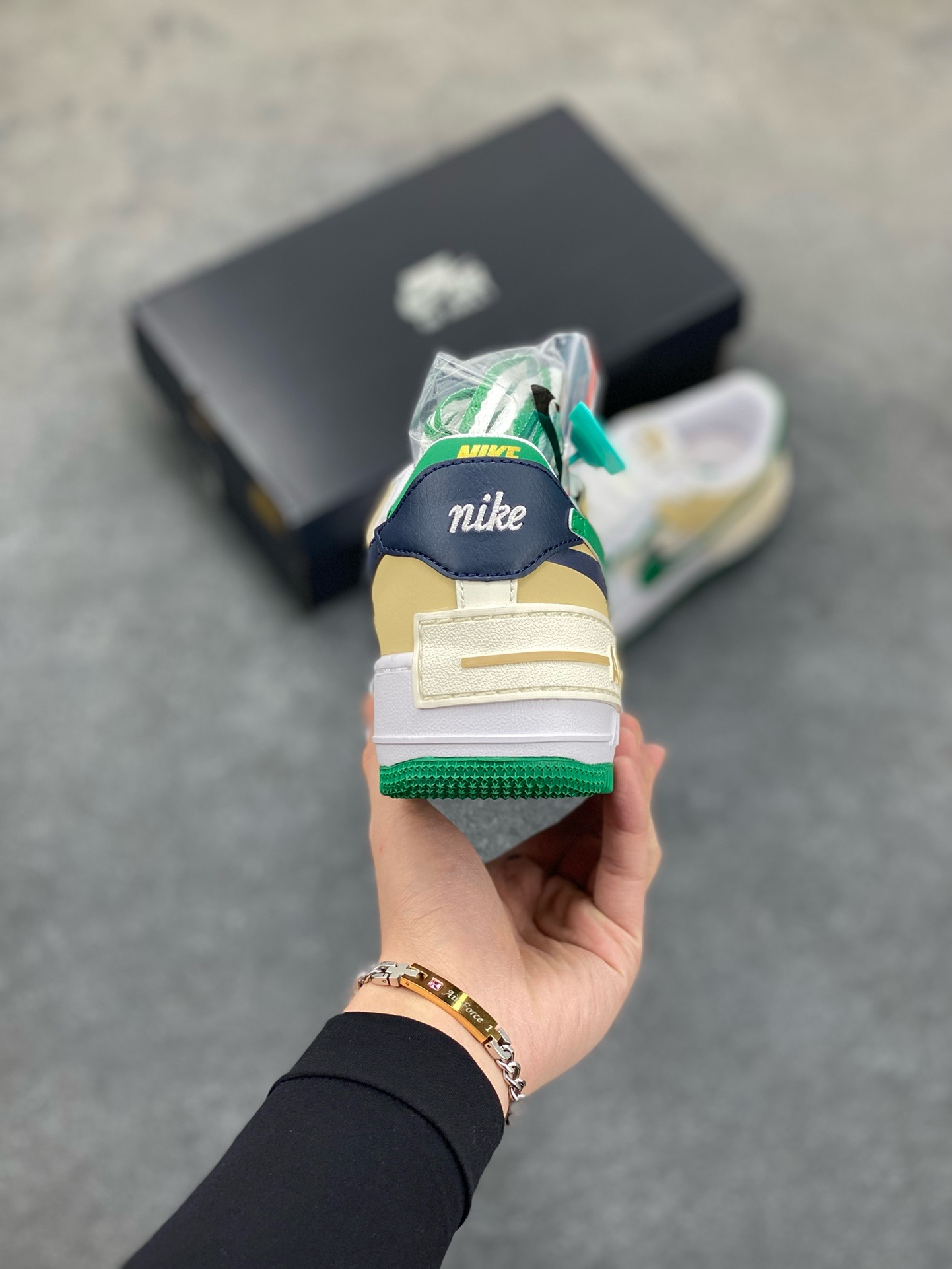 图片[4]-福利特价 NK Air Force 1 Shadow 轻量增高低帮百搭板鞋\”拼接马卡龙\” 全新少女系解构主义设计双层轻量EVA发泡中底+防滑RB橡胶外圈底鞋底 原楦头原纸板 打造纯正空军版型 专注外贸渠道 全掌内置蜂窝气垫 原盒配件 原厂中底钢印、拉帮完美 货号：DZ1847-102 尺码：35.5 36 36.5 37.5 38 38.5 39 40 40.5 41 42-选品中心