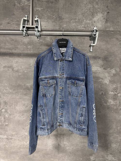 Loewe Anagram Denim Jacket, Authentic 24FW Design, Premium Quality 1 Loewe Anagram Denim Jacket, Authentic 24FW Design, Premium Quality