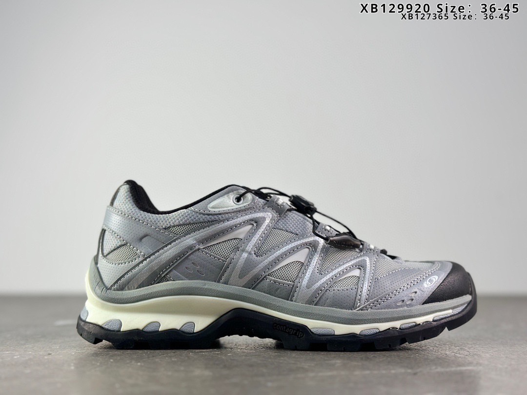 🈴️💰250
法国户外品牌-萨洛蒙 Salomon XT-Quest 
ADV XT 3D探索者系列 纯原版本
潮流越野机能户外休闲运动跑步鞋
采用透气网布与防护皮革组合鞋面材质 
牛角扣系带开合 欧索莱环保去臭环型组合鞋垫 外置4D先进科技以及Contagrip大底
官方货号: 412322 21 G0FX
尺码：36 36.5 37 38 38.5 39 40 40.5 41.5 42 42.5 43 44 45
编码XB127365