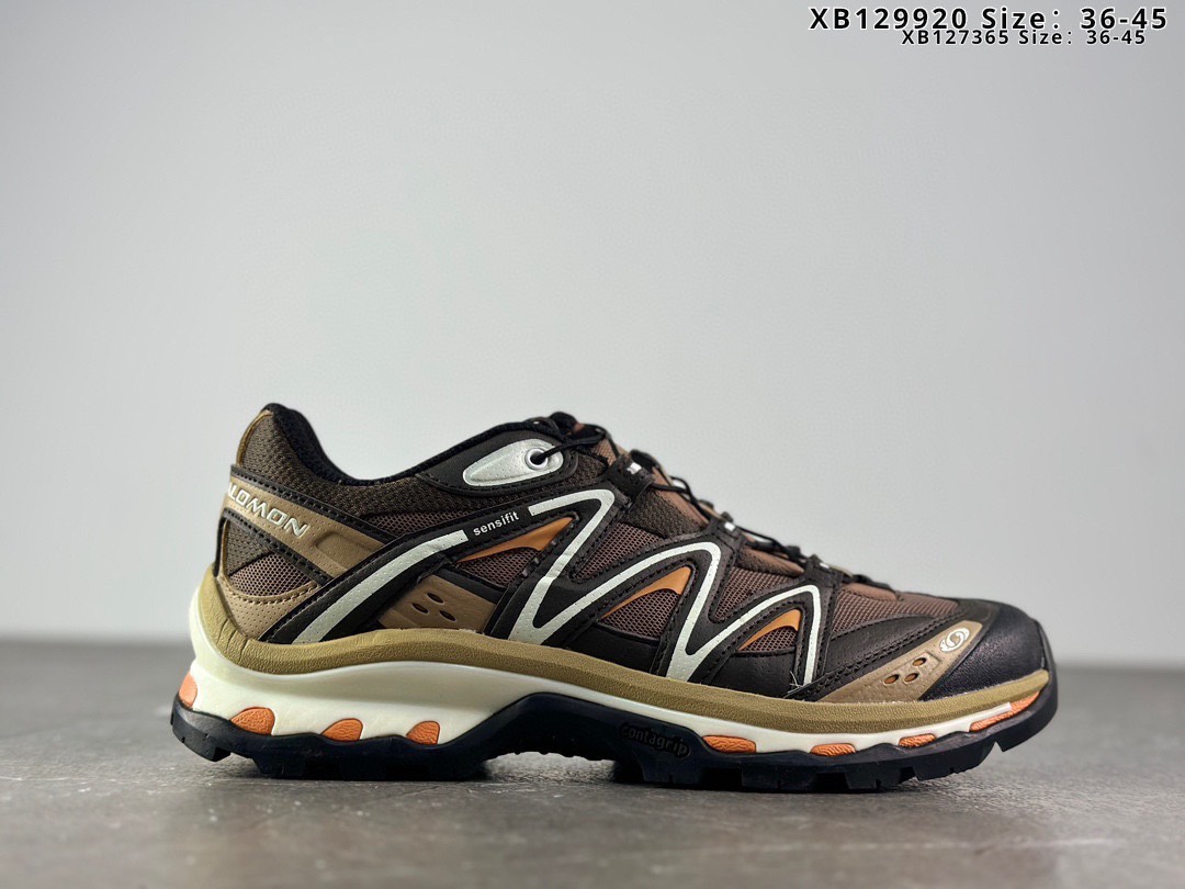 🈴️💰250
法国户外品牌-萨洛蒙 Salomon XT-Quest 
ADV XT 3D探索者系列 纯原版本
潮流越野机能户外休闲运动跑步鞋
采用透气网布与防护皮革组合鞋面材质 
牛角扣系带开合 欧索莱环保去臭环型组合鞋垫 外置4D先进科技以及Contagrip大底
官方货号: 412322 21 G0FX
尺码：36 36.5 37 38 38.5 39 40 40.5 41.5 42 42.5 43 44 45
编码XB127365