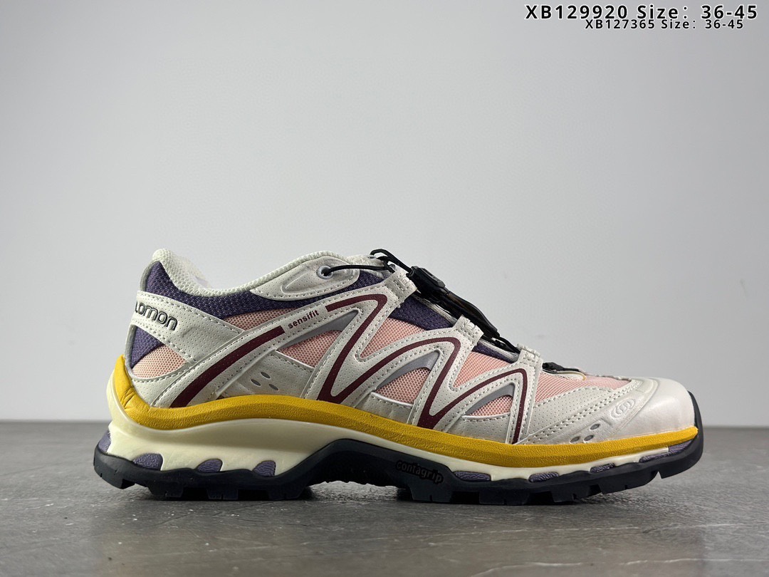 🈴️💰250
法国户外品牌-萨洛蒙 Salomon XT-Quest 
ADV XT 3D探索者系列 纯原版本
潮流越野机能户外休闲运动跑步鞋
采用透气网布与防护皮革组合鞋面材质 
牛角扣系带开合 欧索莱环保去臭环型组合鞋垫 外置4D先进科技以及Contagrip大底
官方货号: 412322 21 G0FX
尺码：36 36.5 37 38 38.5 39 40 40.5 41.5 42 42.5 43 44 45
编码XB127365