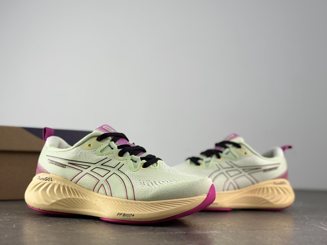 💰200
公司级✅亚瑟士 ASICS GEL-QUANTUM KINETIC 从 GEL-NIMBUS、GEL-KINETIC 等跑鞋汲取灵感，鞋身采用合成皮革、网布材质组成，呈现兼具时尚、舒适感的外型；&ldquo;Birch&rdquo;以&ldquo;Light Brown&rdquo;、&ldquo;Military Green&rdquo;以及&ldquo;Dark Olive&rdquo;3 色搭配而成，创造适合秋季的自然色彩；鞋身饰有 ASICS 虎纹，鞋舌处的品牌 Logo 与鞋后跟的&ldquo;GEL&rdquo;字样相呼应，让整双鞋更加完整 1203A270 251
码数：36 37 37.5 38 39 39.5 40.5
编码：XD127350