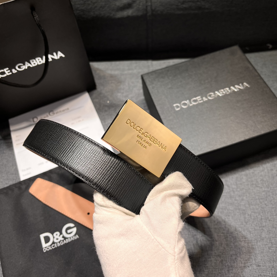 Dolce & Gabbana Milano: P403 Purchases Regular and New Men’s Belts. - 图片 1