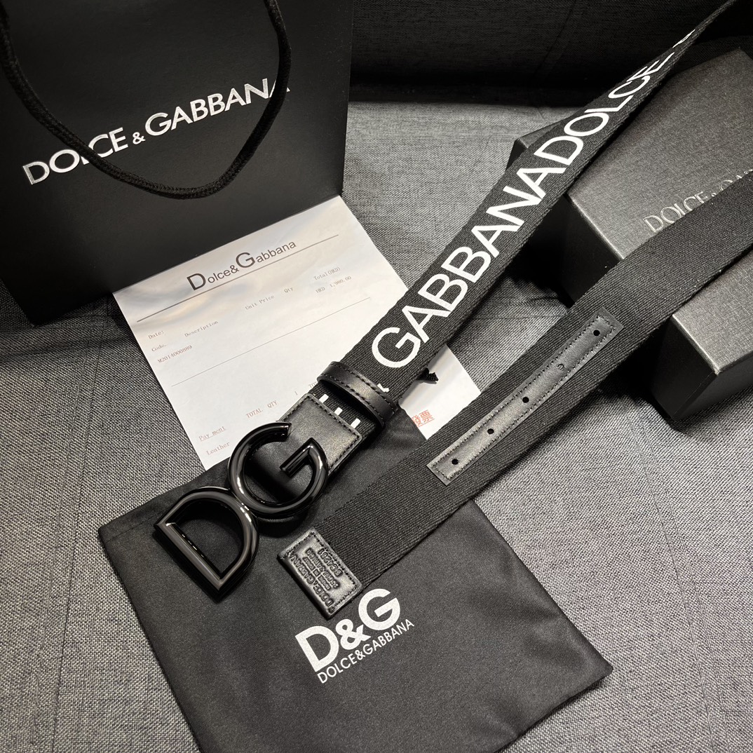 Authentic 3.8cm Wide Dolce & Gabbana Man’s Knitting Belt Purchase Guide - 图片 7