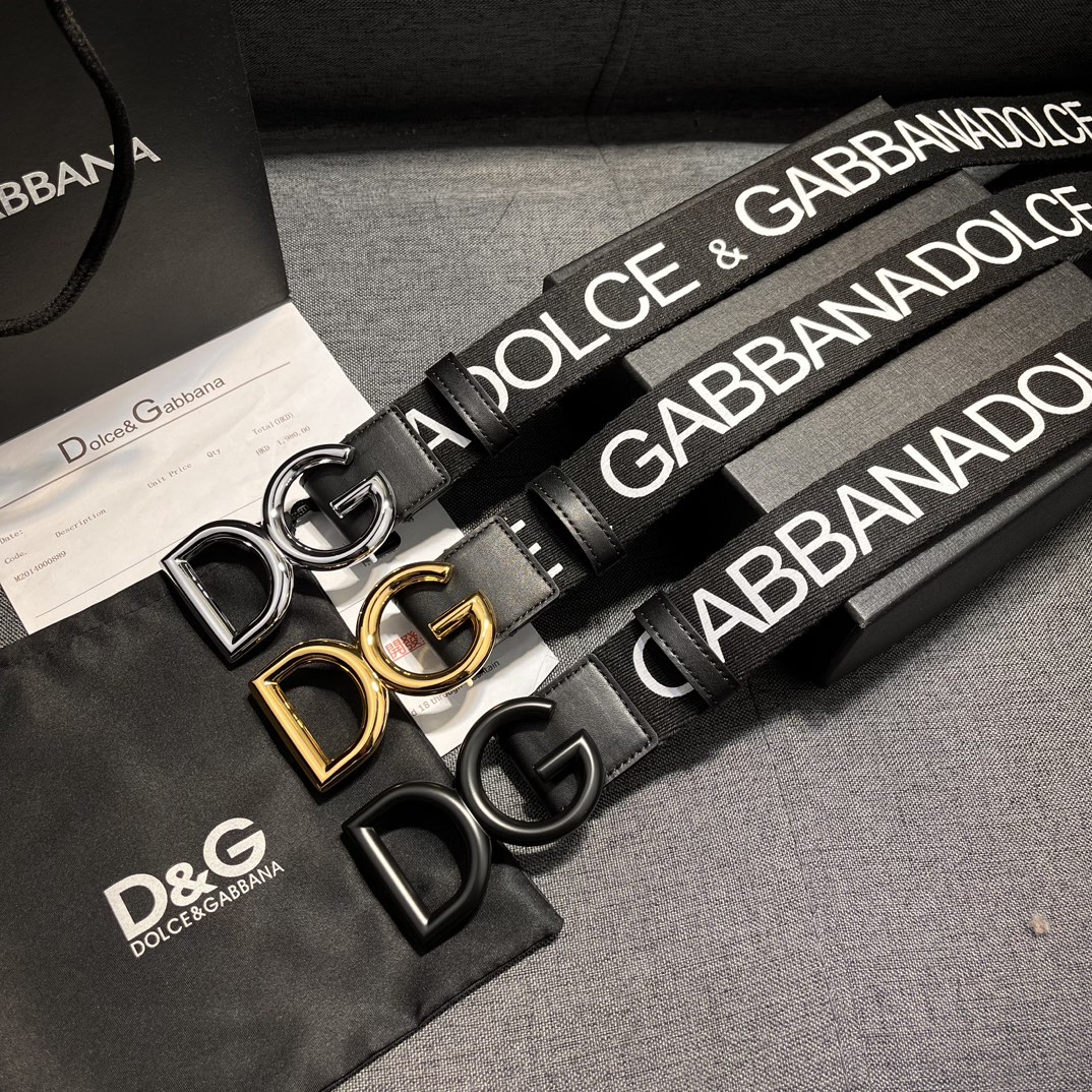 Authentic 3.8cm Wide Dolce & Gabbana Man’s Knitting Belt Purchase Guide - 图片 1