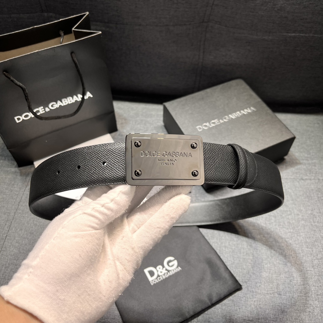 P426 Purchase of real grade DG belts. 4.0 and DOLCE GABBANA DG, new DG-head cow skin - 图片 5