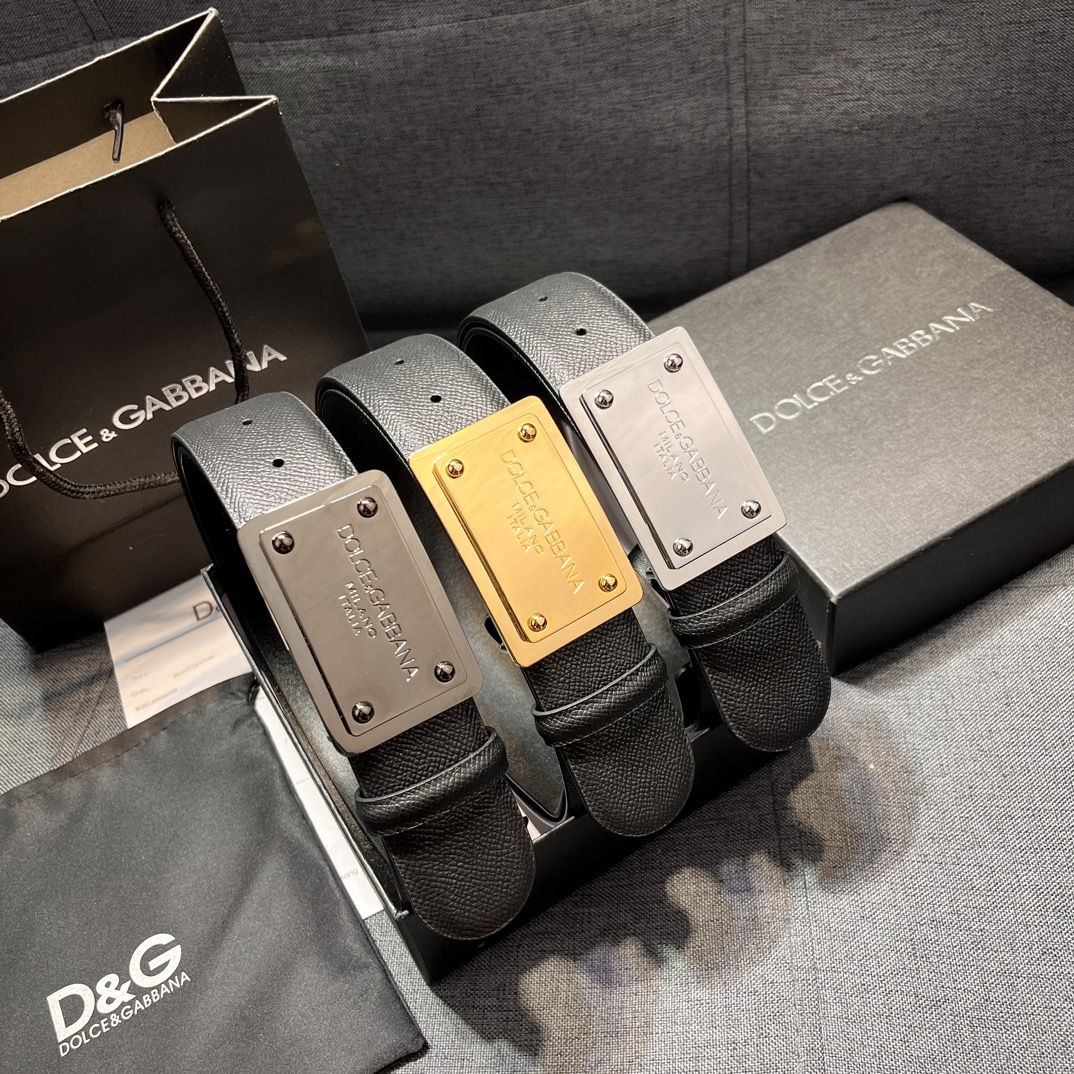 P426 Purchase of real grade DG belts. 4.0 and DOLCE GABBANA DG, new DG-head cow skin - 图片 7