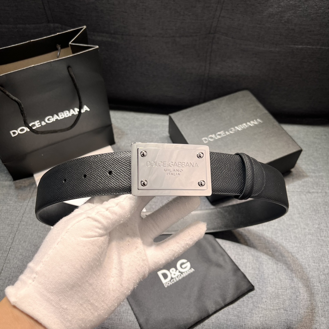 P426 Purchase of real grade DG belts. 4.0 and DOLCE GABBANA DG, new DG-head cow skin - 图片 6