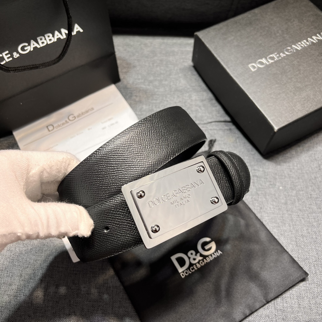 P426 Purchase of real grade DG belts. 4.0 and DOLCE GABBANA DG, new DG-head cow skin - 图片 7