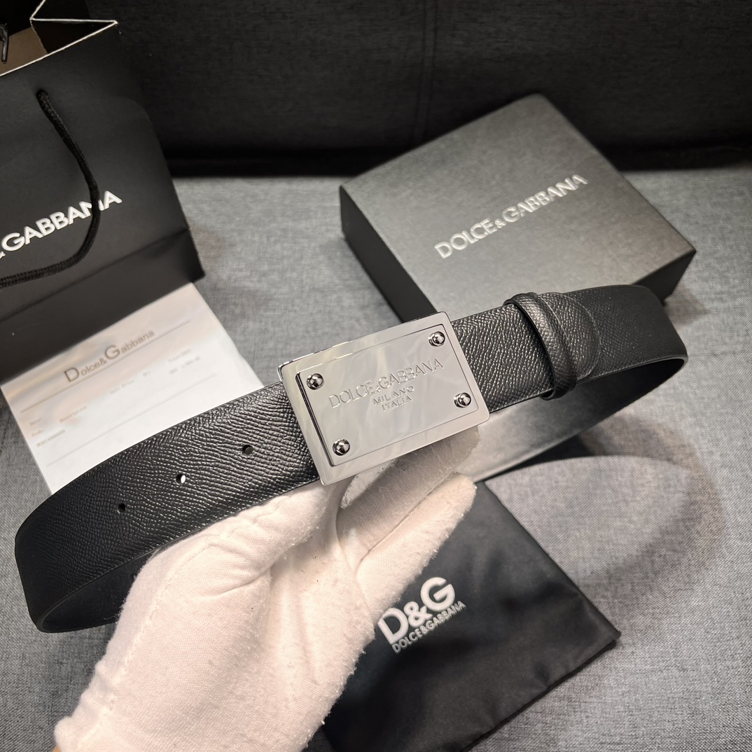 P426 Purchase of real grade DG belts. 4.0 and DOLCE GABBANA DG, new DG-head cow skin - 图片 5