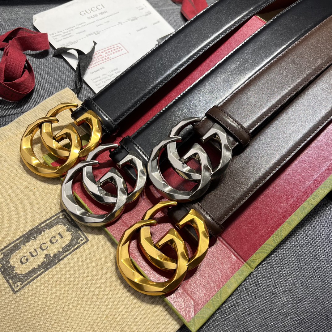 特   古奇 宽4.0cm   新款 GG Marmont系列延续品牌传承，为全新系列注入趣致新意。标志