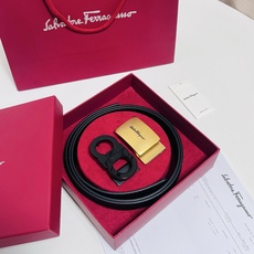 Ferragamo · 一带双扣 此款采用進口皮制作·專櫃原單品質·搭配原版Gancio五金·3.5cm规格·可调式皮带 Ferragamo · 一带双扣 此款采用進口皮制作·專櫃原單品質·搭配原版Gancio五金·3.5cm规格·可调式皮带