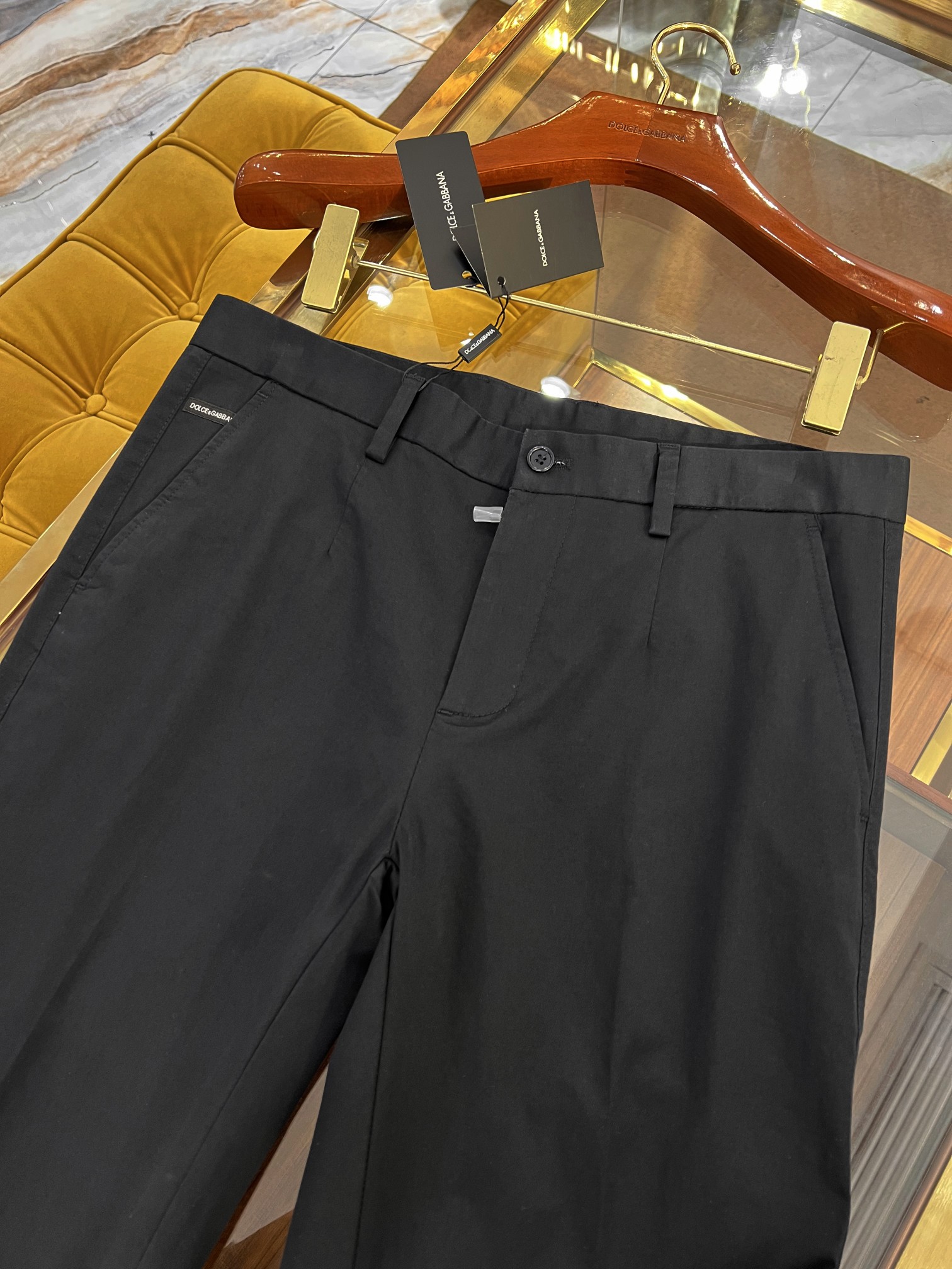 Dolce & Gabbana Slim-Fit Stretch Cotton Casual Pants - Classic Style 7 a1741010858193 3013