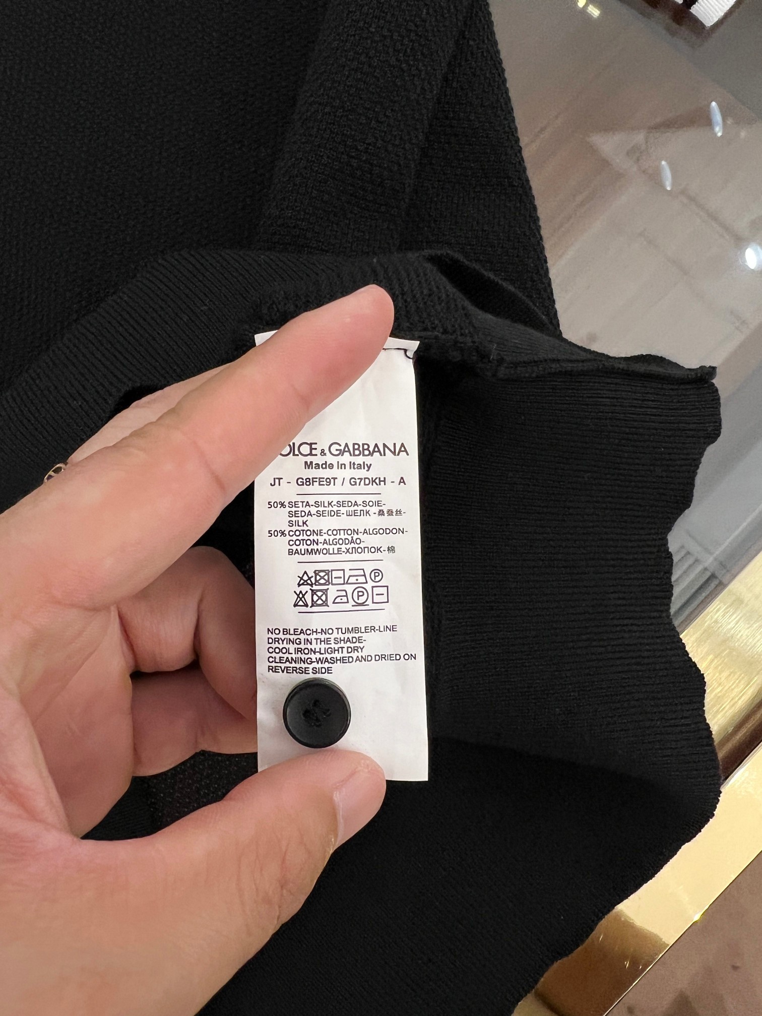  2025SS🔥DG最新款针织Polo 完美黑白撞色设计 DG标识口袋刺绣logo 高质量男性必入 上身