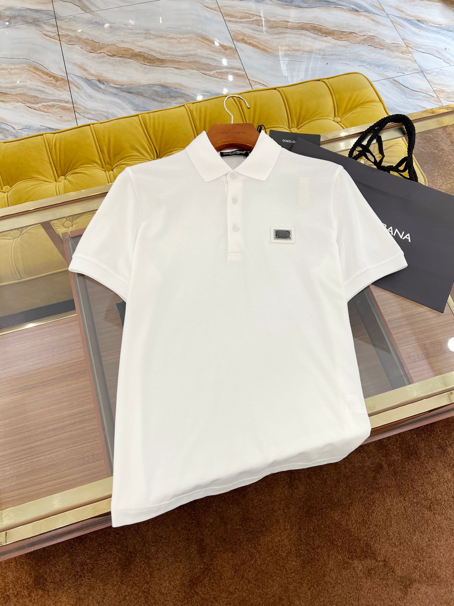 2025SS🔥DG最新款Polo 独家双层皮牌logo 珠地面料定制 完美细...