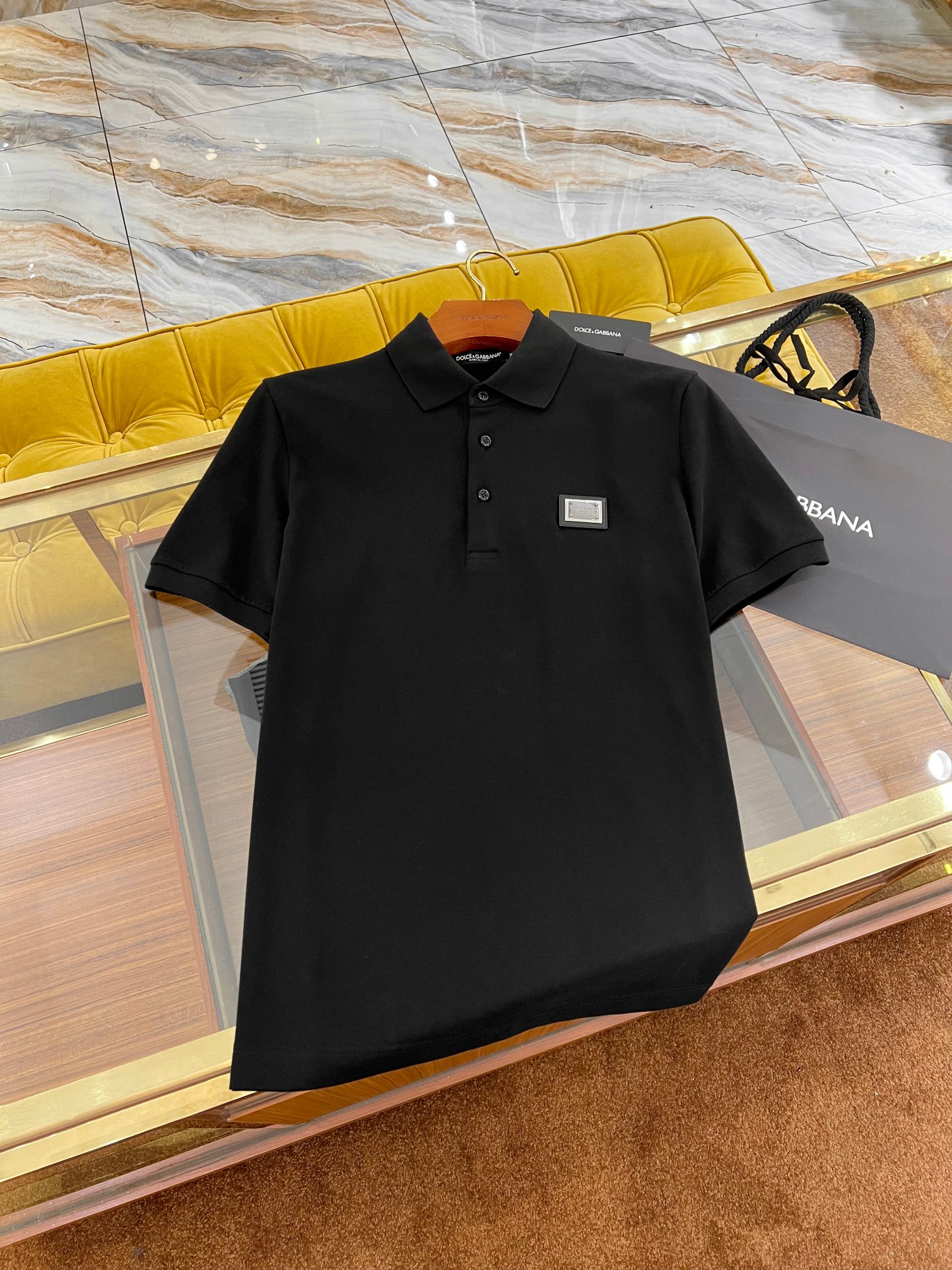 2025SS🔥DG最新款Polo 独家双层皮牌logo 珠地面料定制 完美细...