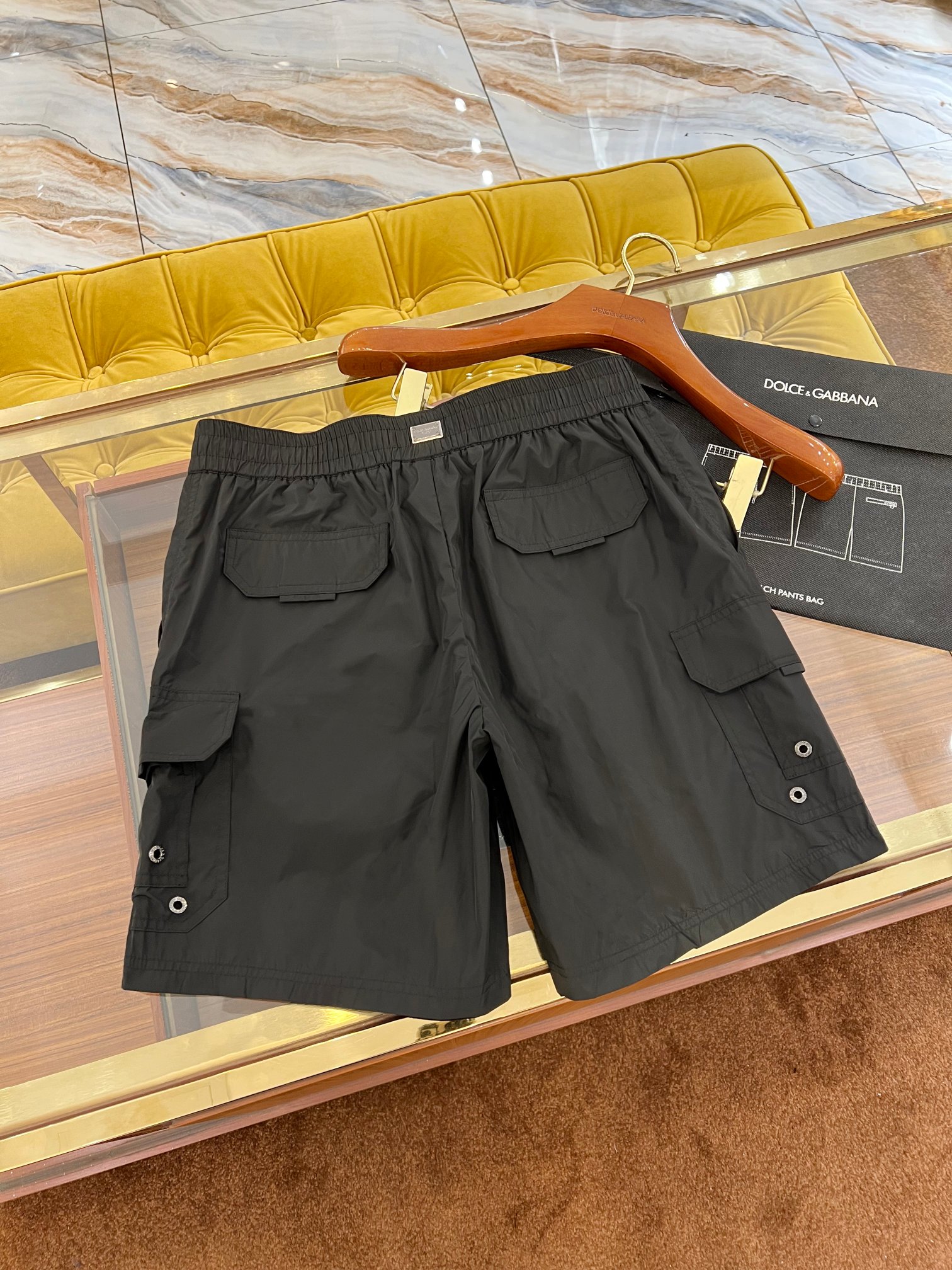 “Exclusive Heavy Work Design Shorts by P618, 2025SS🔥DG: Perfect Details & Custom Branding” - 图片 2
