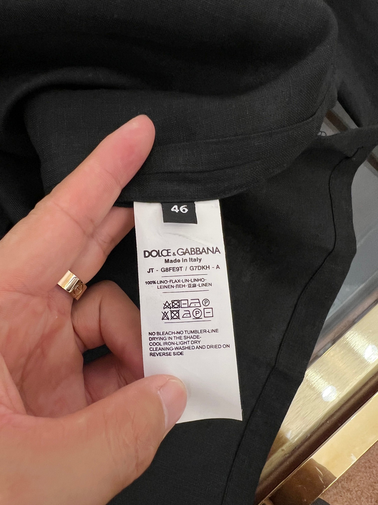 “2025 SS+DG New Flax Shirt with Unique Naval Design for Fashioners” - 图片 9