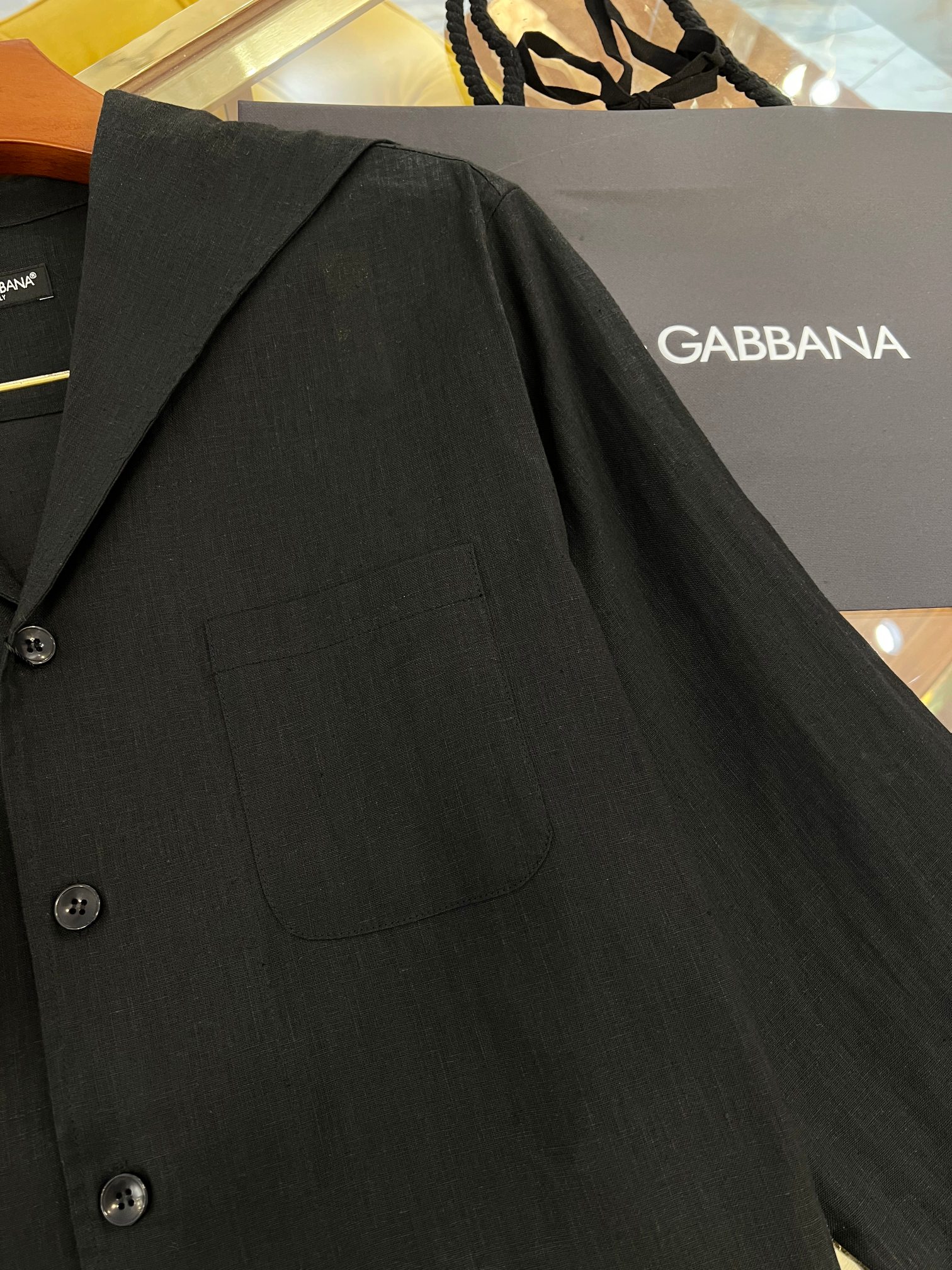 “2025 SS+DG New Flax Shirt with Unique Naval Design for Fashioners” - 图片 5