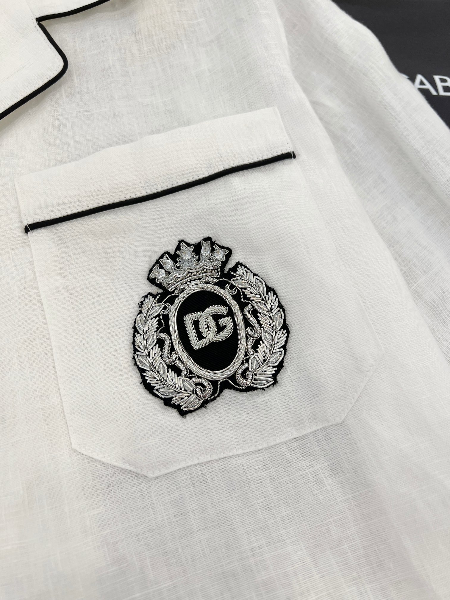 /套  2025SS🔥DG最新款休闲亚麻套装 新贵风系列 顶级手工印度丝 100%亚麻面料定织 前短后长