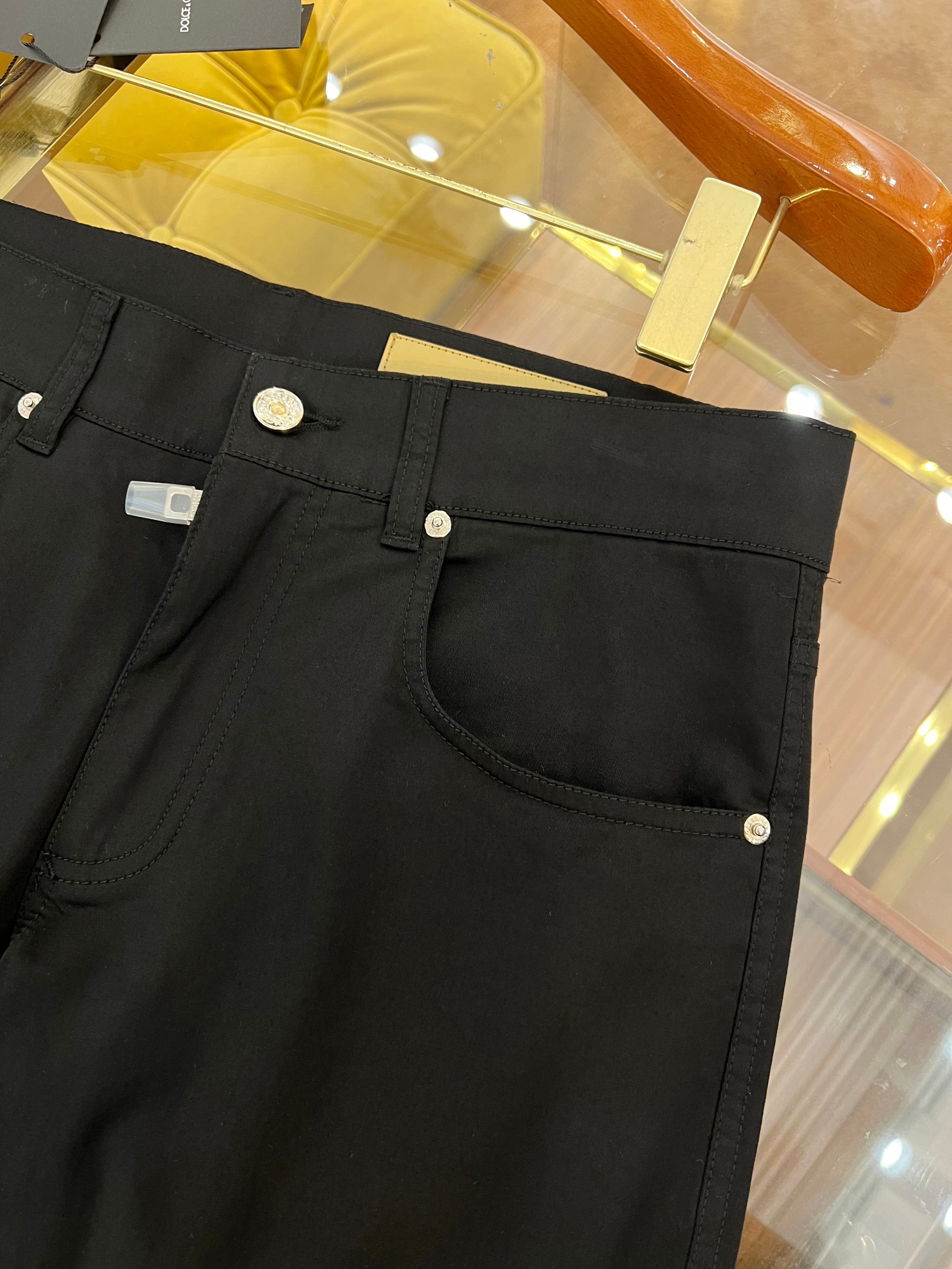 New 2025 SS🔥DG Leisure Pants: Gator-Skin Logo, Cotton-Bullet Fabric, Gold Zipper, Size 44-54 - 图片 8