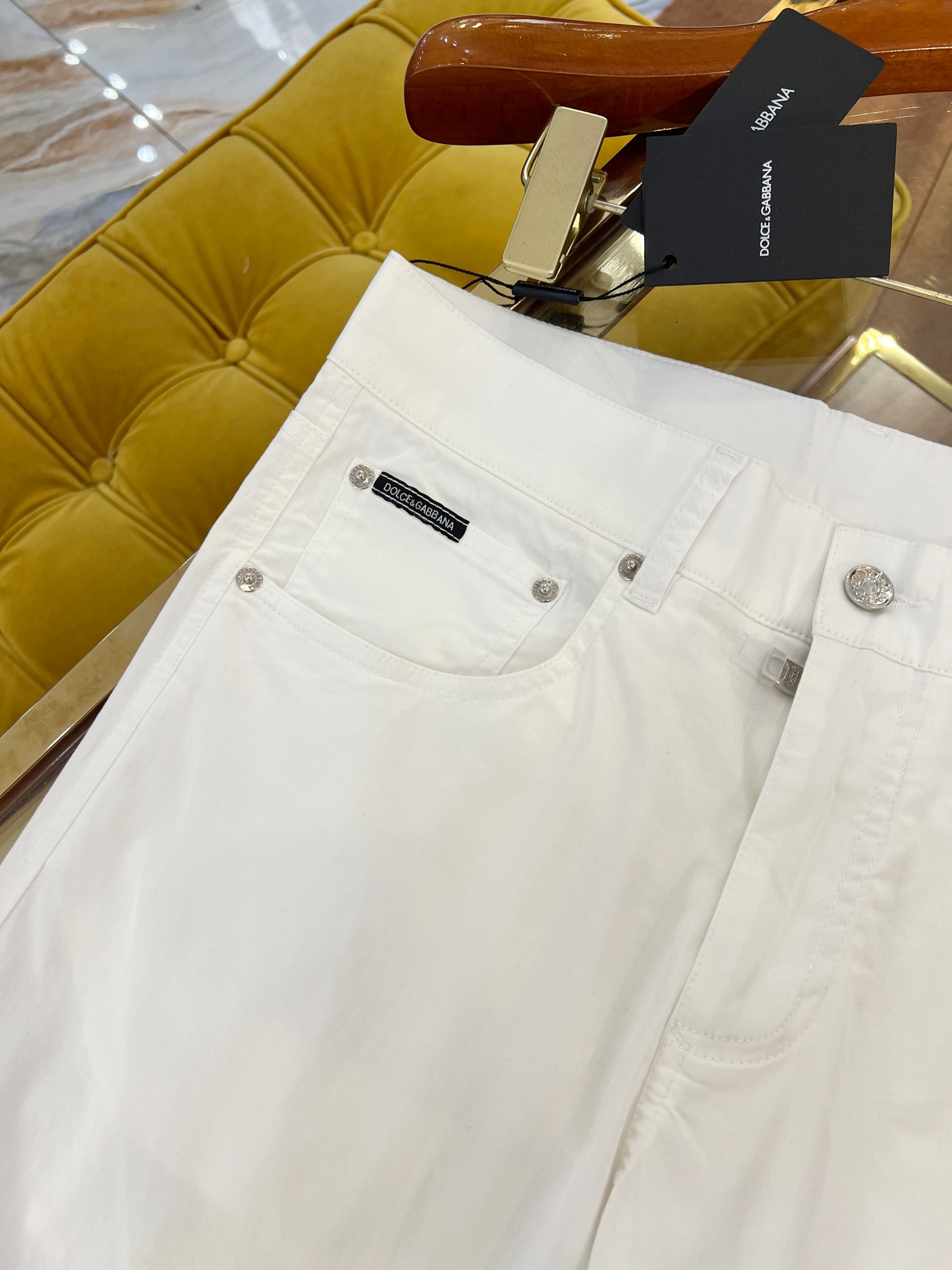 New SS🔥DG Leisure Pants Five-Pack: Alligator Logo, Gold Zipper, Cotton Fabric, Sizes 44-54 - 图片 7