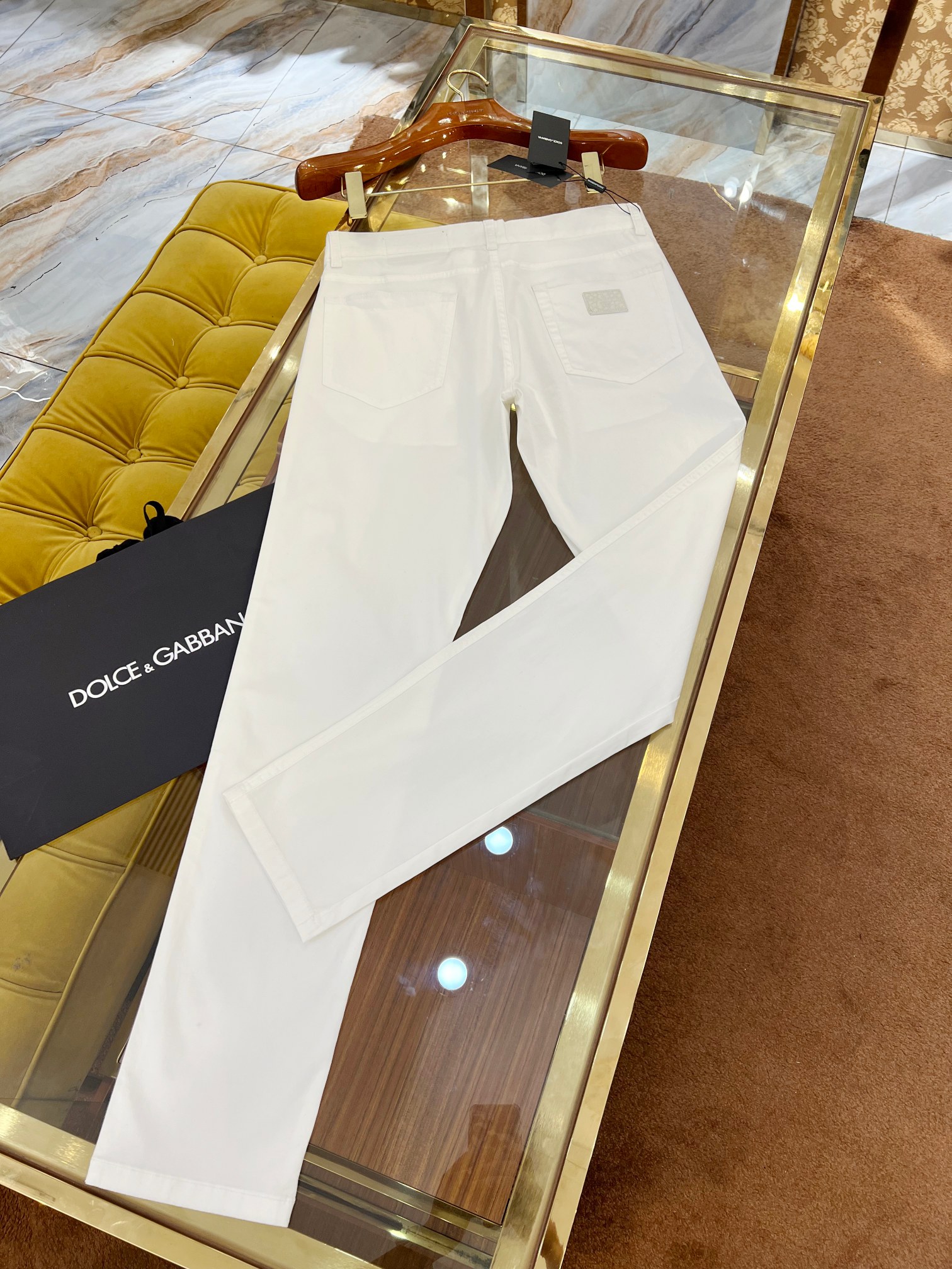 New SS🔥DG Leisure Pants Five-Pack: Alligator Logo, Gold Zipper, Cotton Fabric, Sizes 44-54 - 图片 3