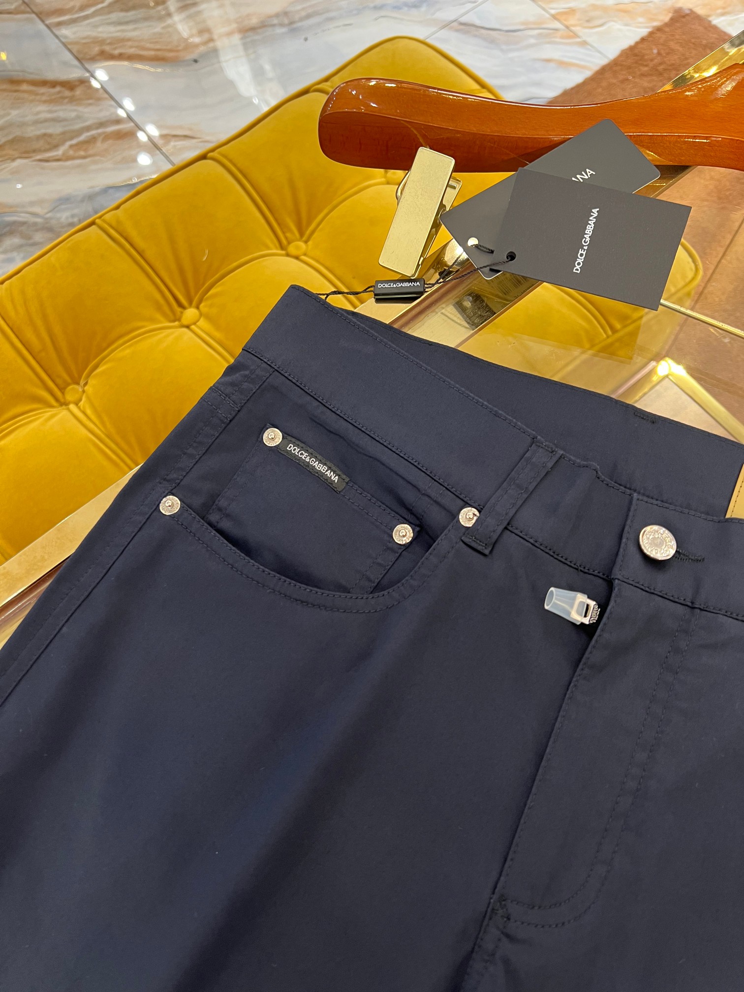 “2025 SS🔥DG New Five-Pack Leisure Pants: Glucose Logo, Cotton Fabric, Zipper Hardware, Size 44-54” - 图片 7