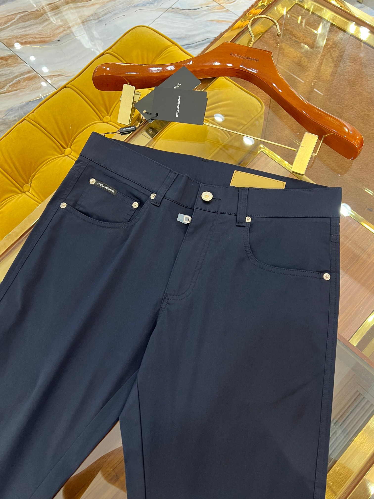 “2025 SS🔥DG New Five-Pack Leisure Pants: Glucose Logo, Cotton Fabric, Zipper Hardware, Size 44-54” - 图片 6