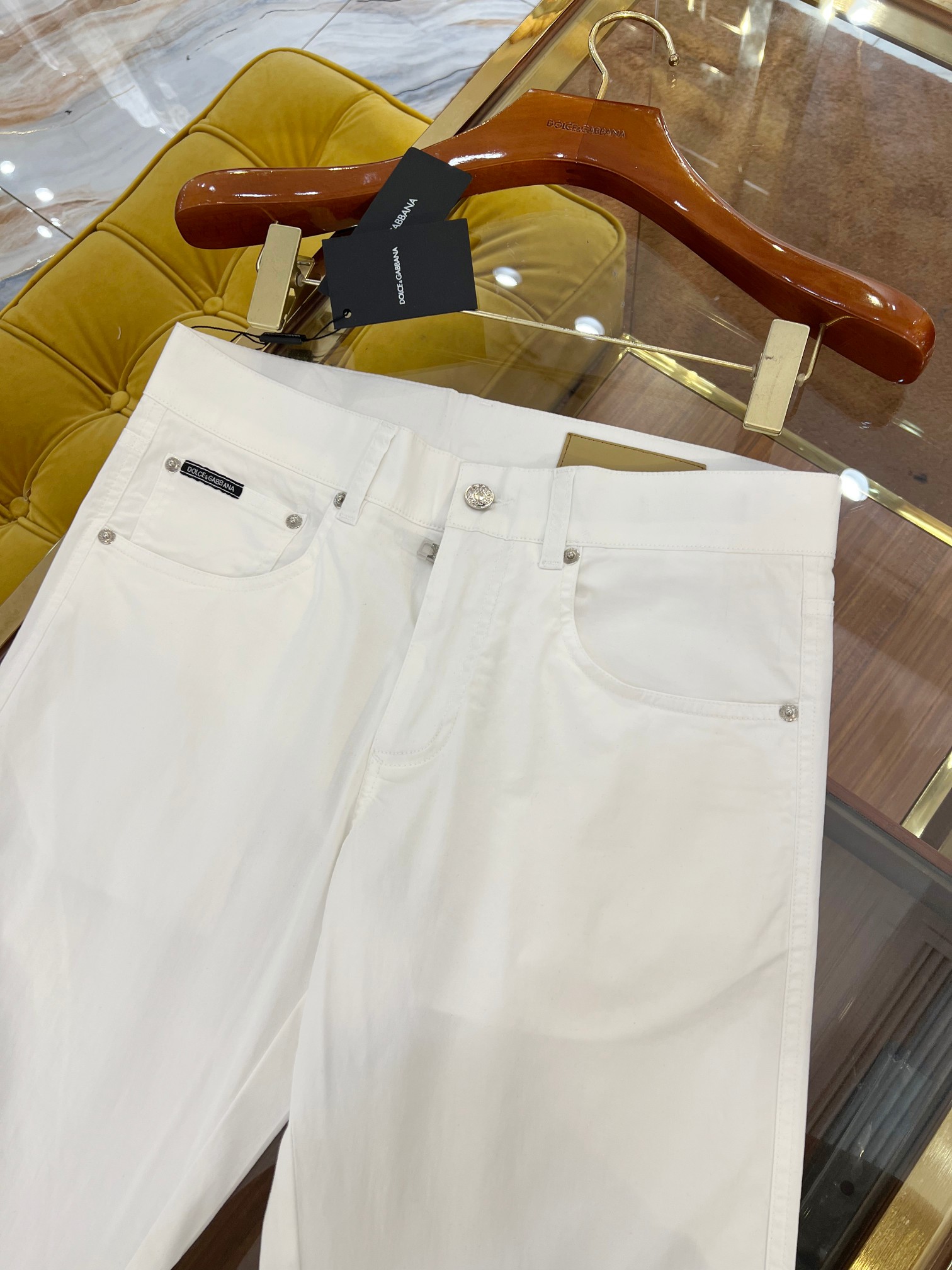 New SS🔥DG Leisure Pants Five-Pack: Alligator Logo, Gold Zipper, Cotton Fabric, Sizes 44-54 - 图片 6