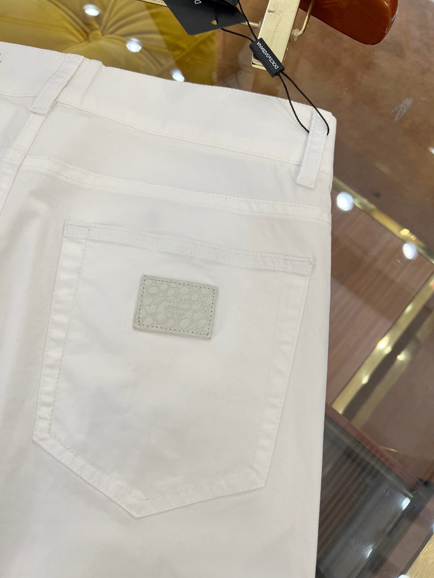New SS🔥DG Leisure Pants Five-Pack: Alligator Logo, Gold Zipper, Cotton Fabric, Sizes 44-54 - 图片 5